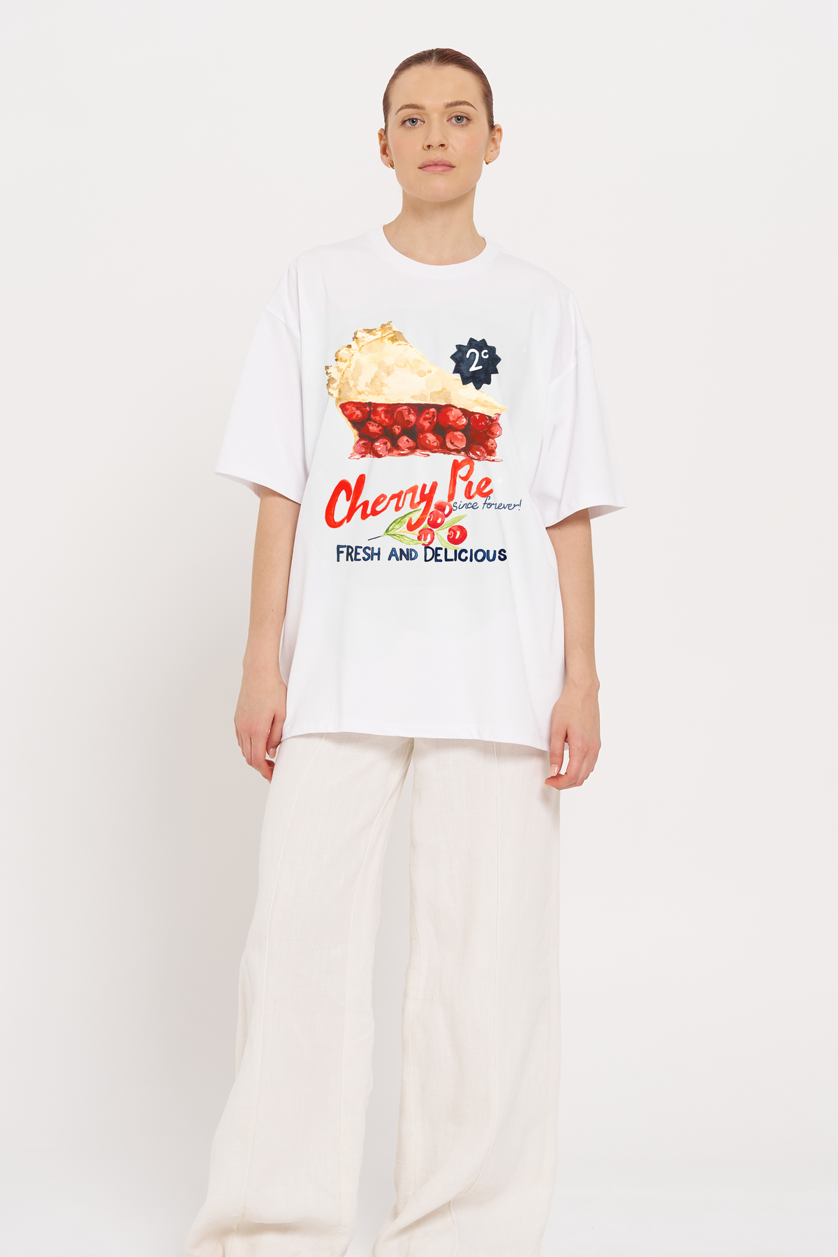 Cherry Pie Oversized Tee