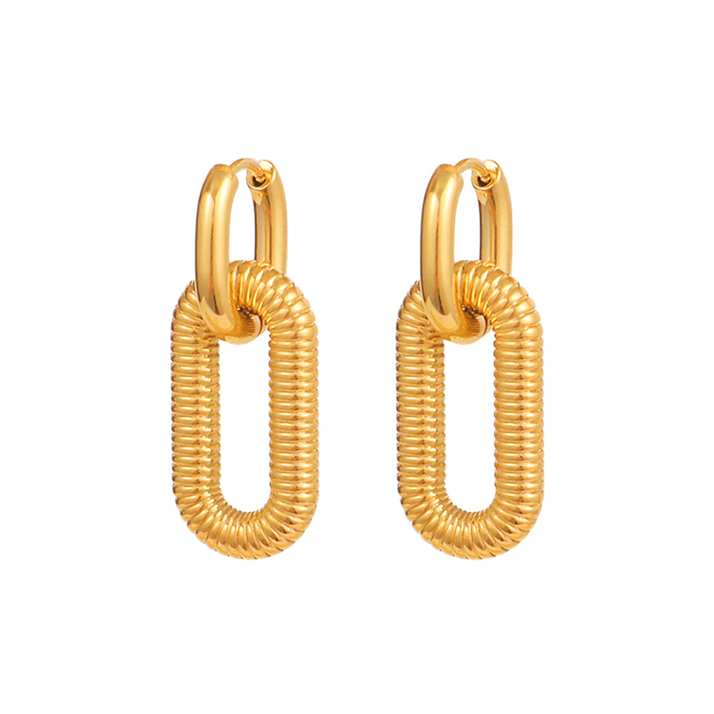 Sunlink 18k Gold Plated Hoops