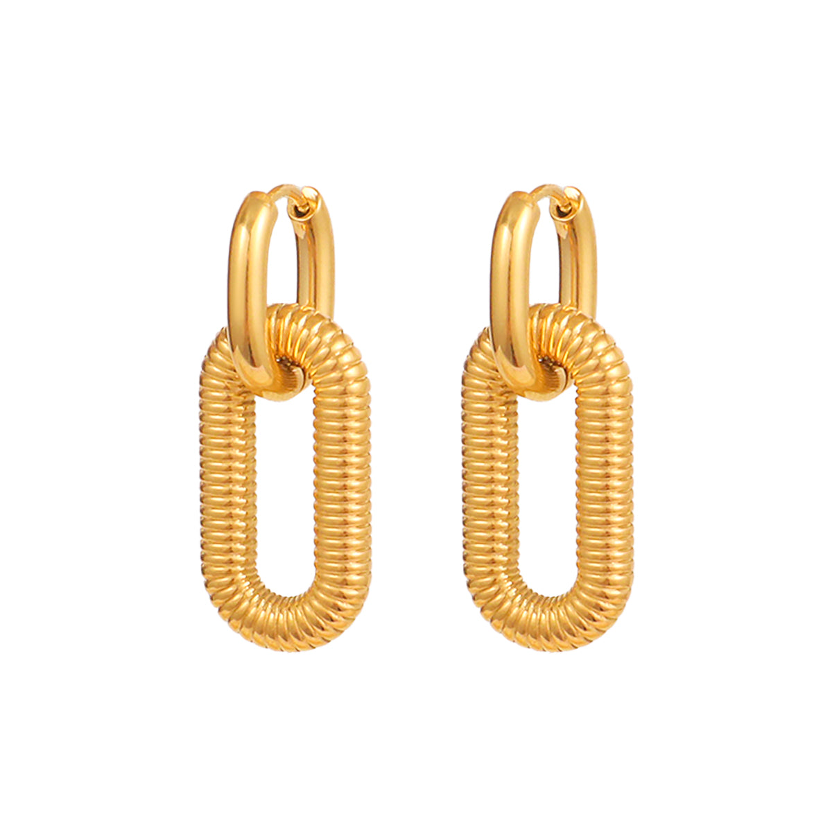 Sunlink 18k Gold Plated Hoops