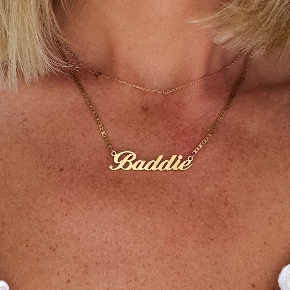 Baddie 18k Gold Plated Necklace