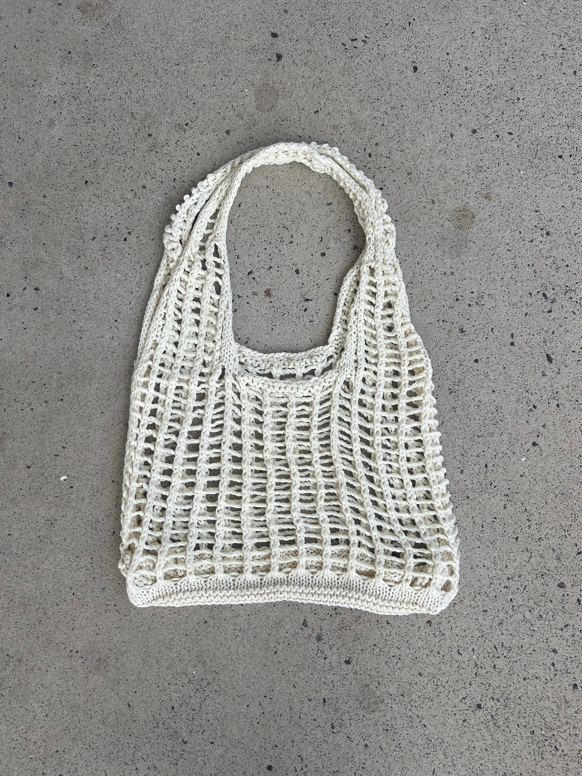 Coastal Crochet Carryall Bag