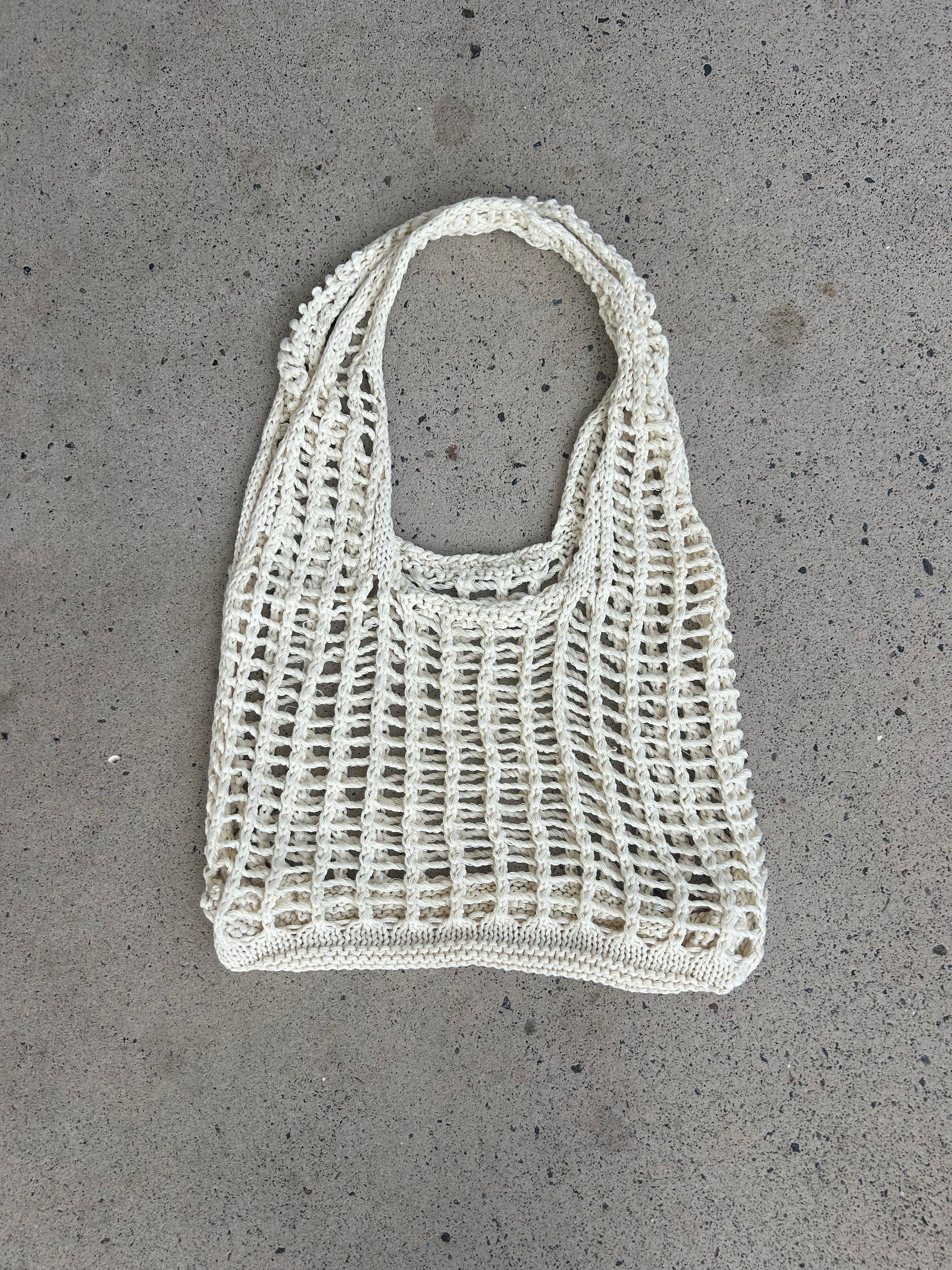 Coastal Crochet Carryall Bag