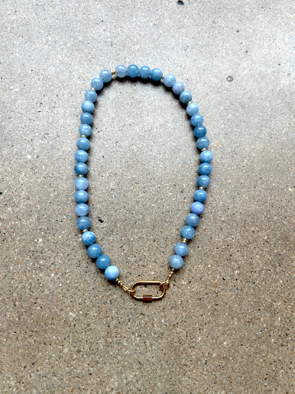 Azure Tide Natural Stone Necklace