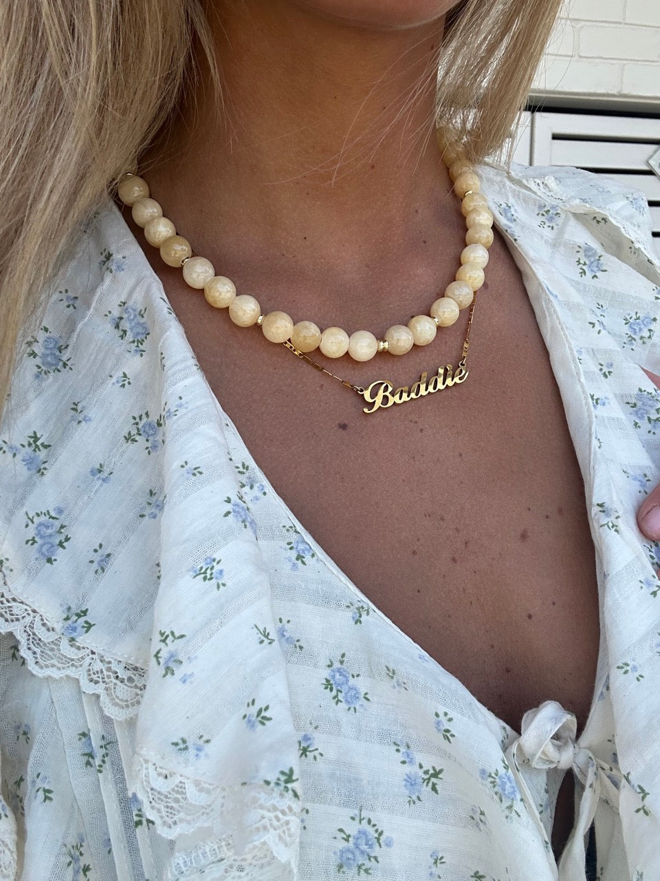 Honey Sol Natural Stone Necklace