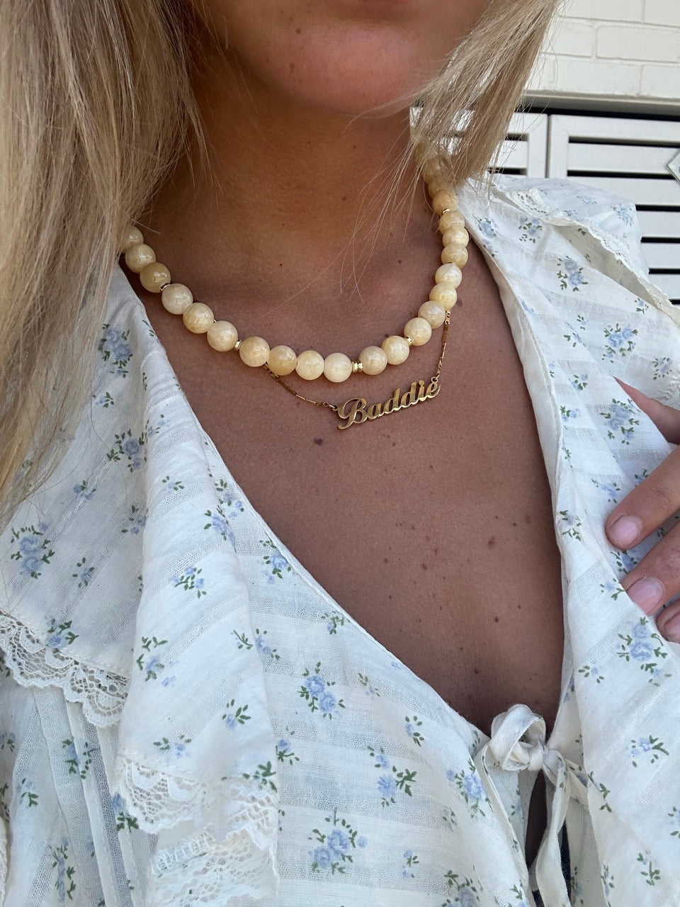 Honey Sol Natural Stone Necklace