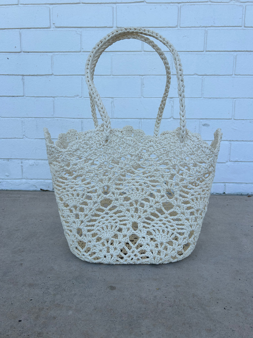 Mar Crochet Market Tote