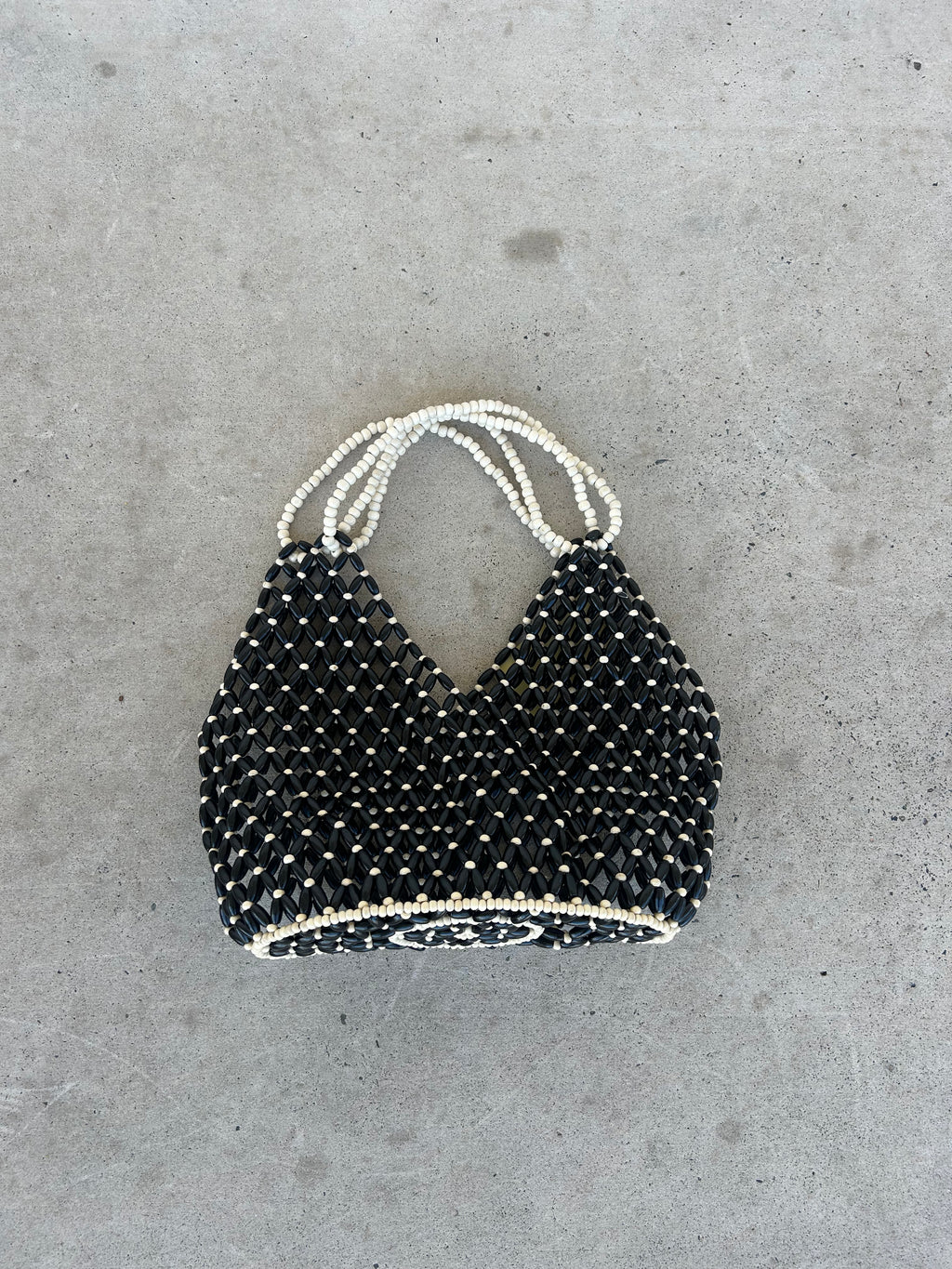 The Capri Beaded Bag - Black