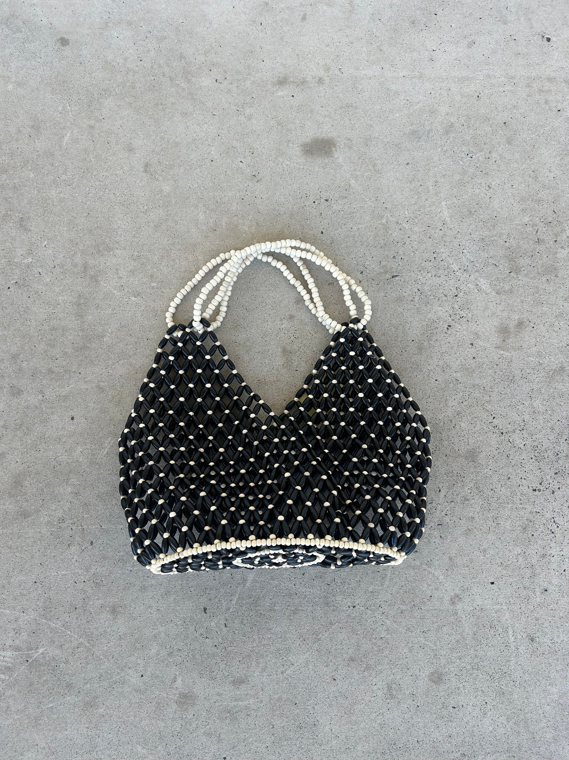 The Capri Beaded Bag - Black