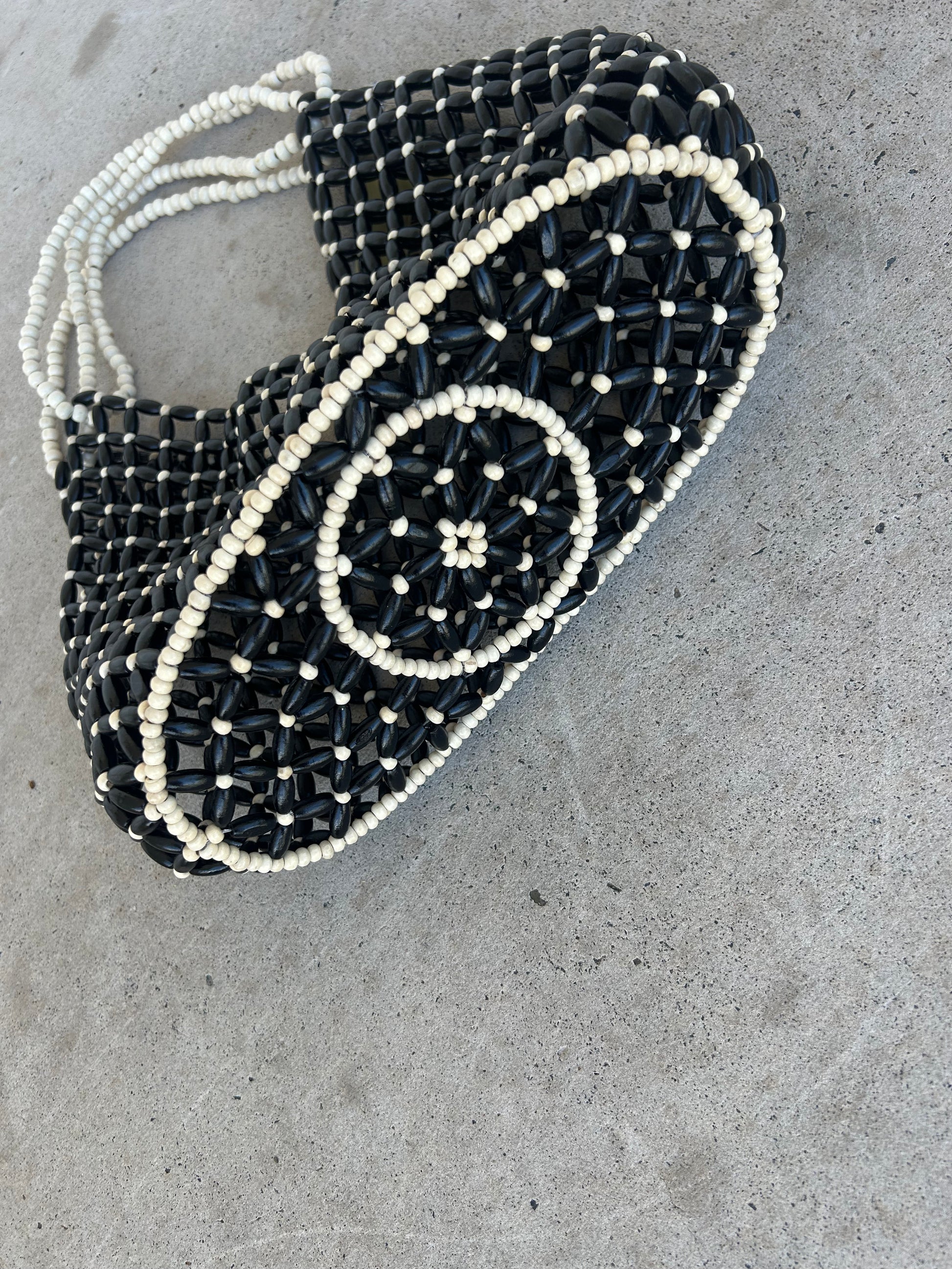 The Capri Beaded Bag - Black