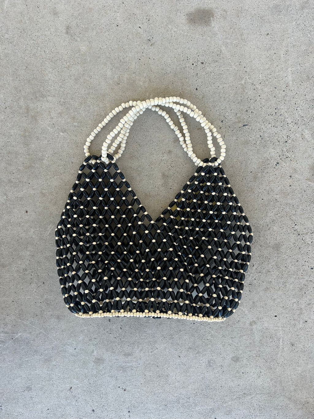 The Capri Beaded Bag - Black