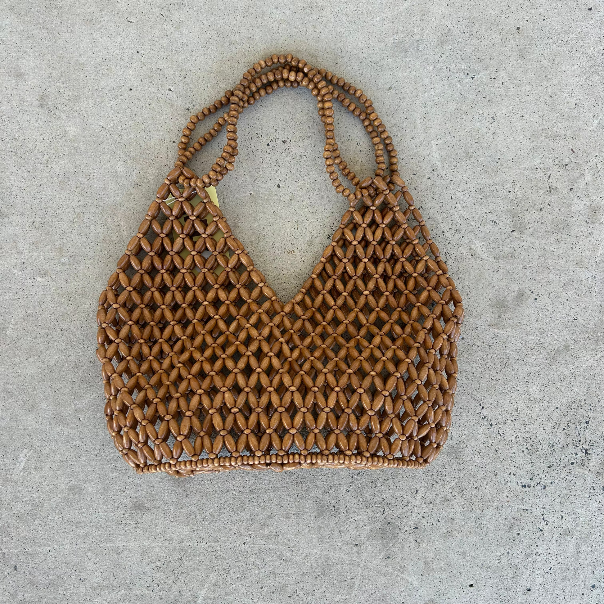The Capri Beaded Bag - Brown