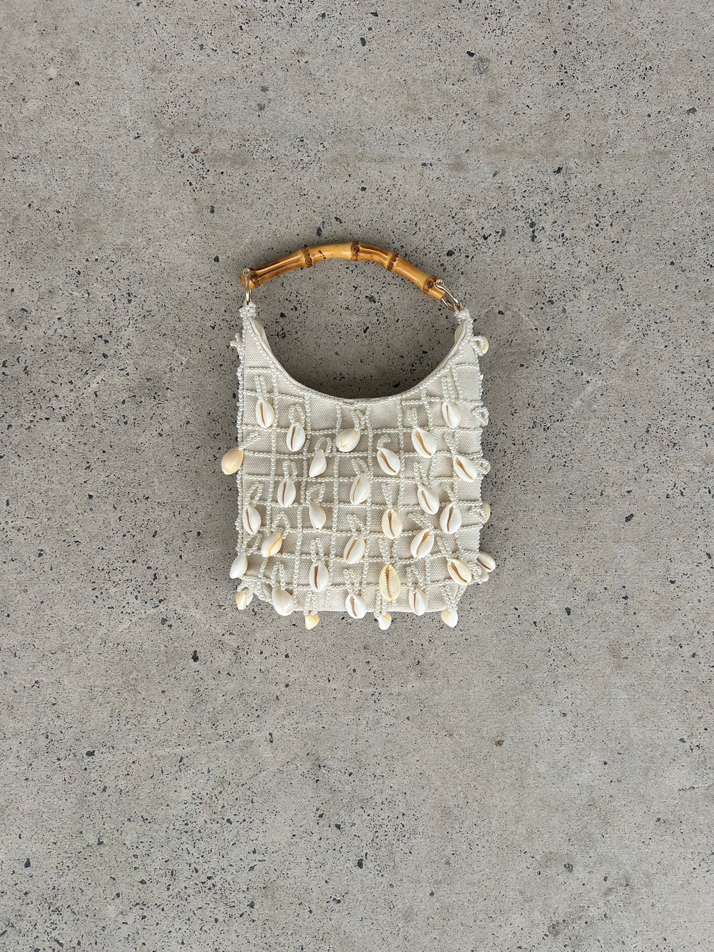 Cowrie & Pearl Embellished Bag