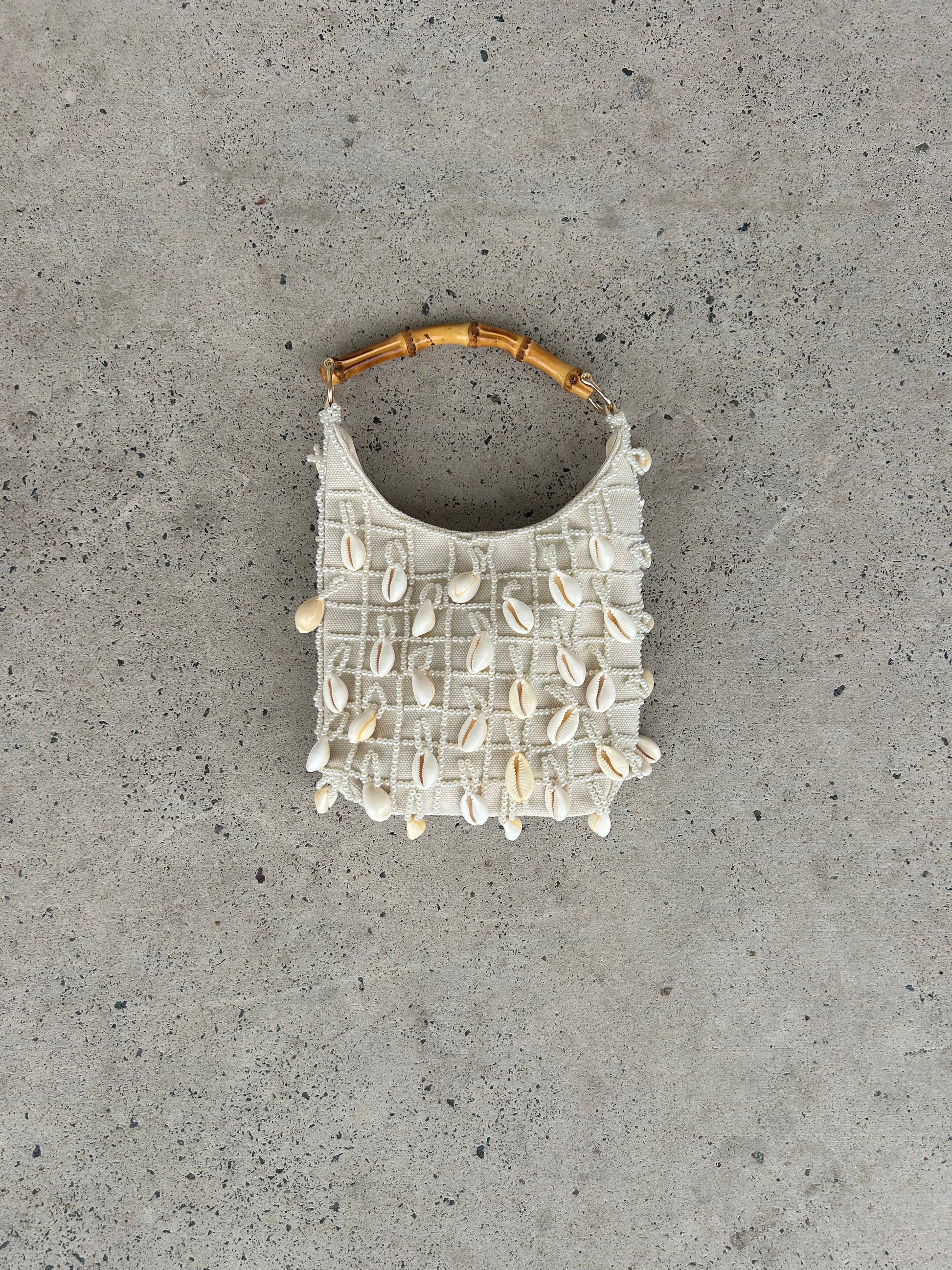 Cowrie & Pearl Embellished Bag