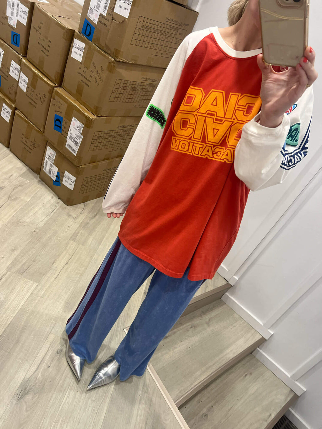 Viva Terry Pant Cornflower Blue