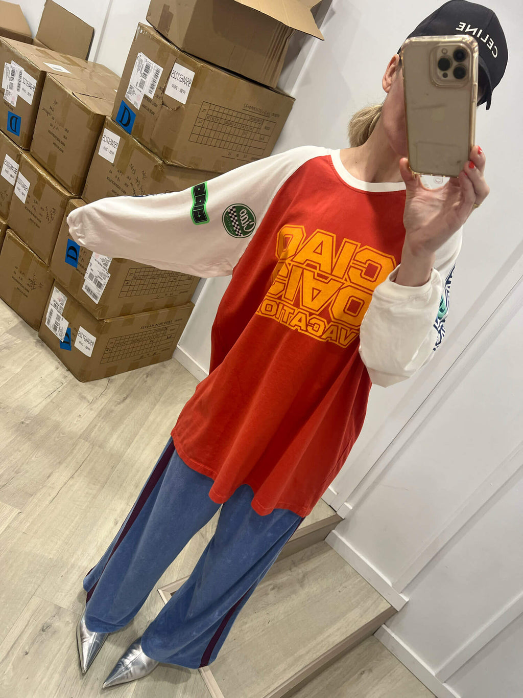 Viva Terry Pant Cornflower Blue