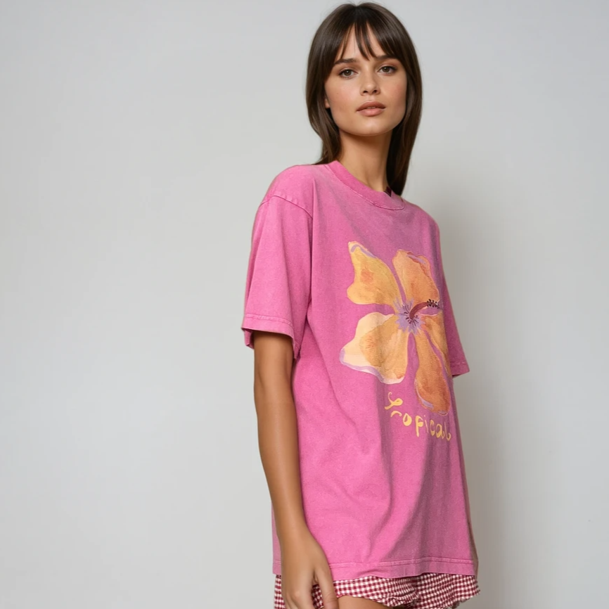 Le Fleur Tropical Oversize T-Shirt