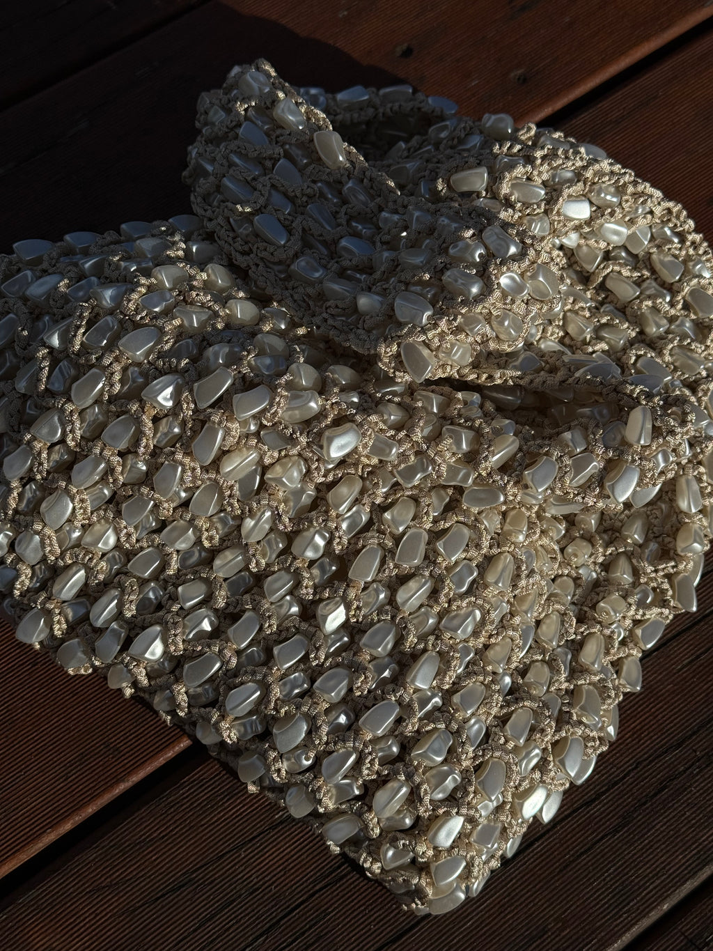Sirena Pearl Beaded Bag