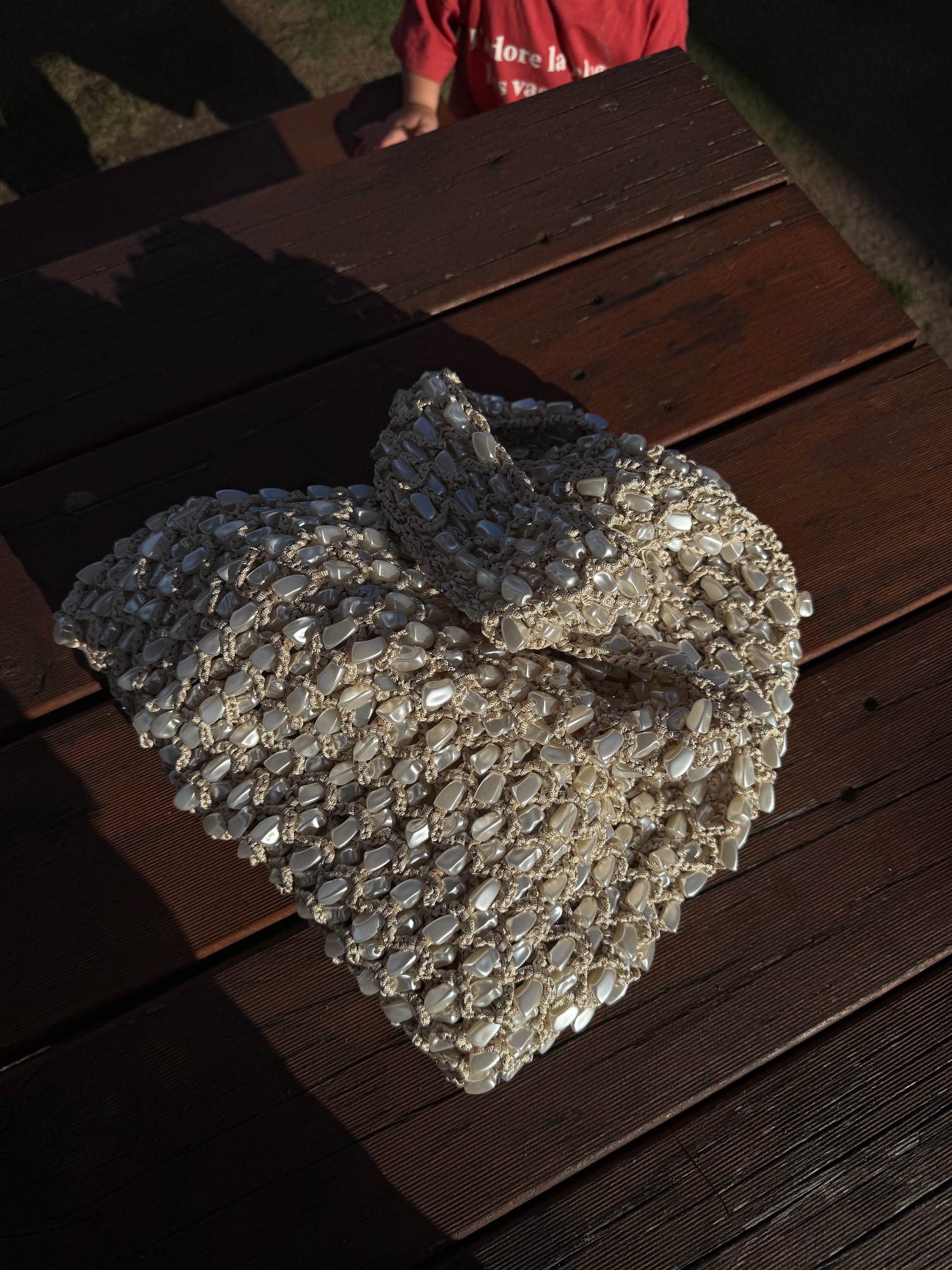 Sirena Pearl Beaded Bag - pre order