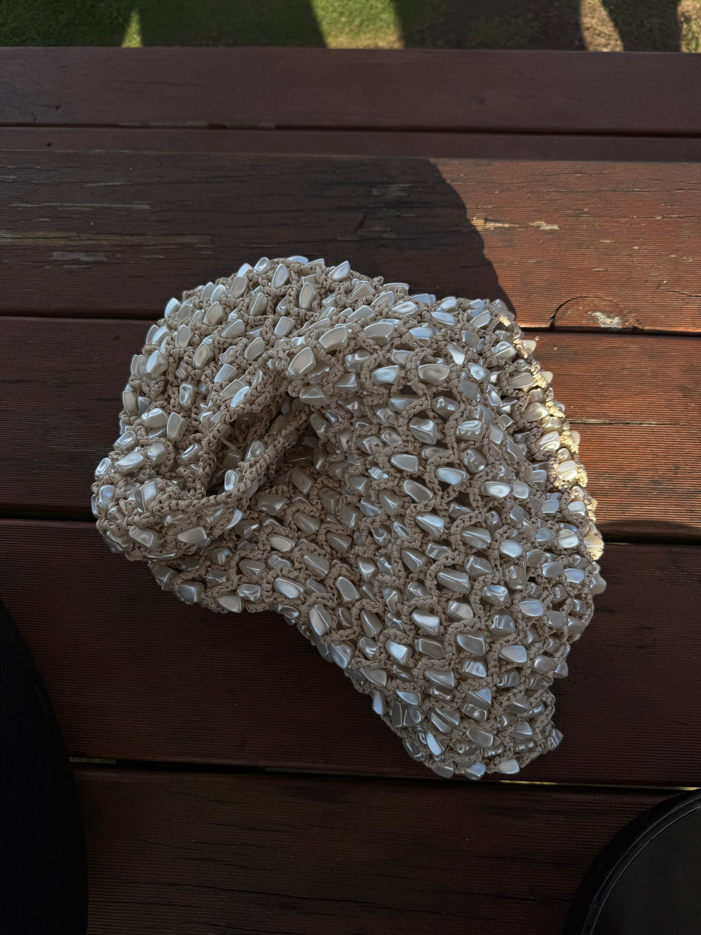 Sirena Pearl Beaded Bag