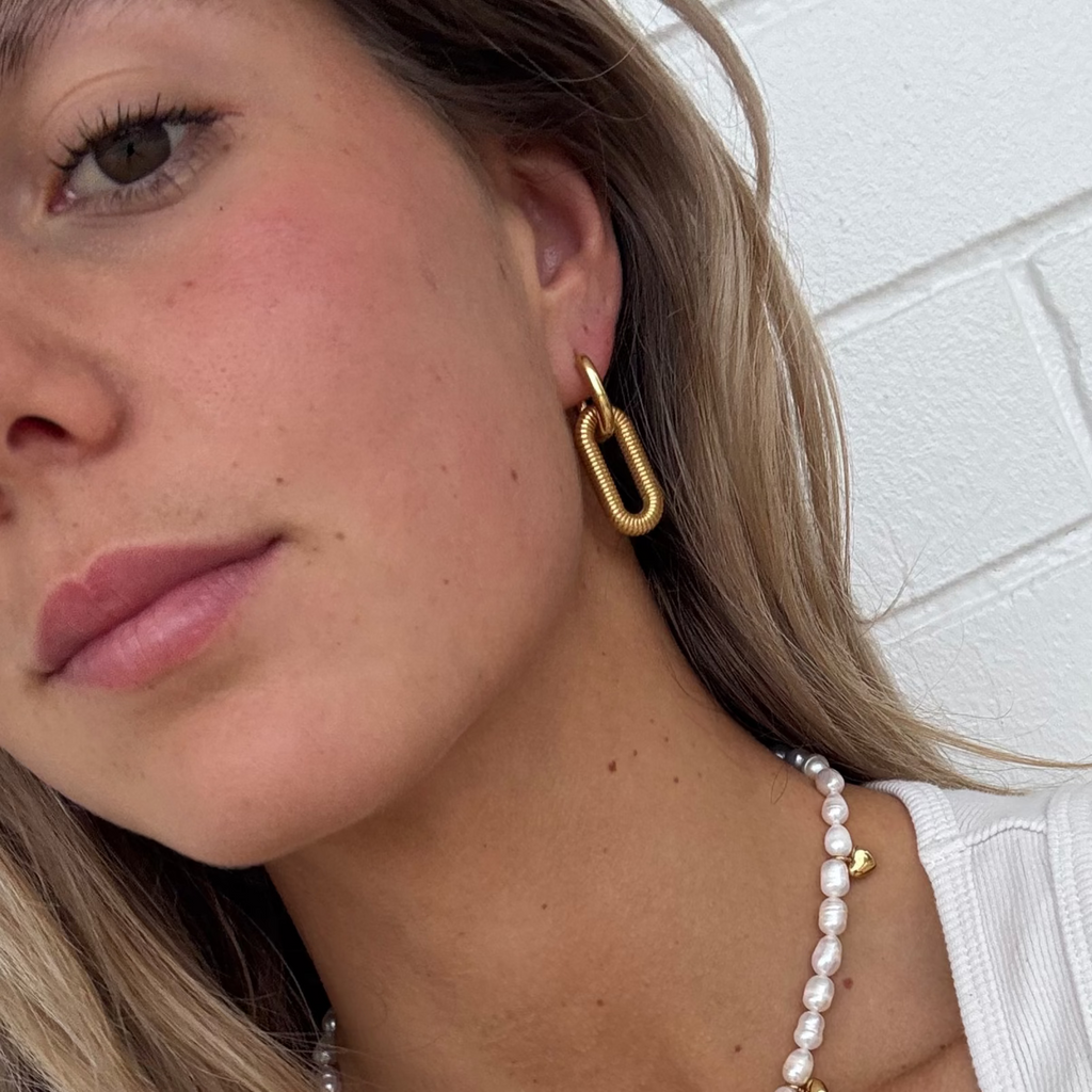Sunlink 18k Gold Plated Hoops (free gift with purchase)