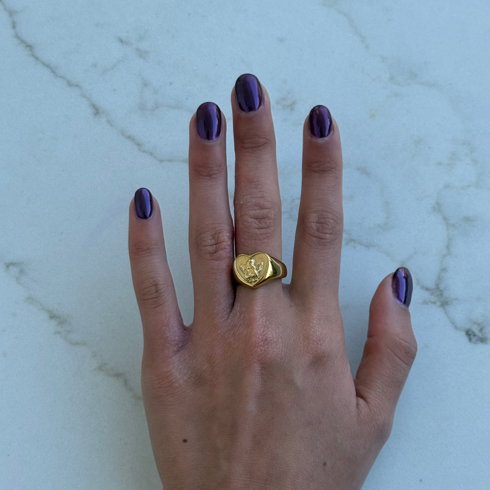 Cupid Ring 18k Gold Plated