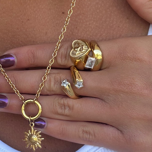 18K Starlight Ring