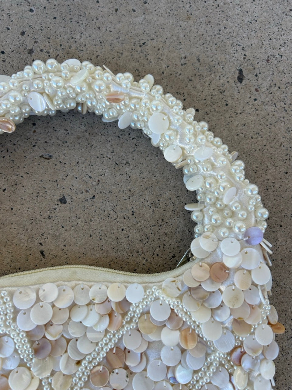 Isla Shell and Pearl Bag