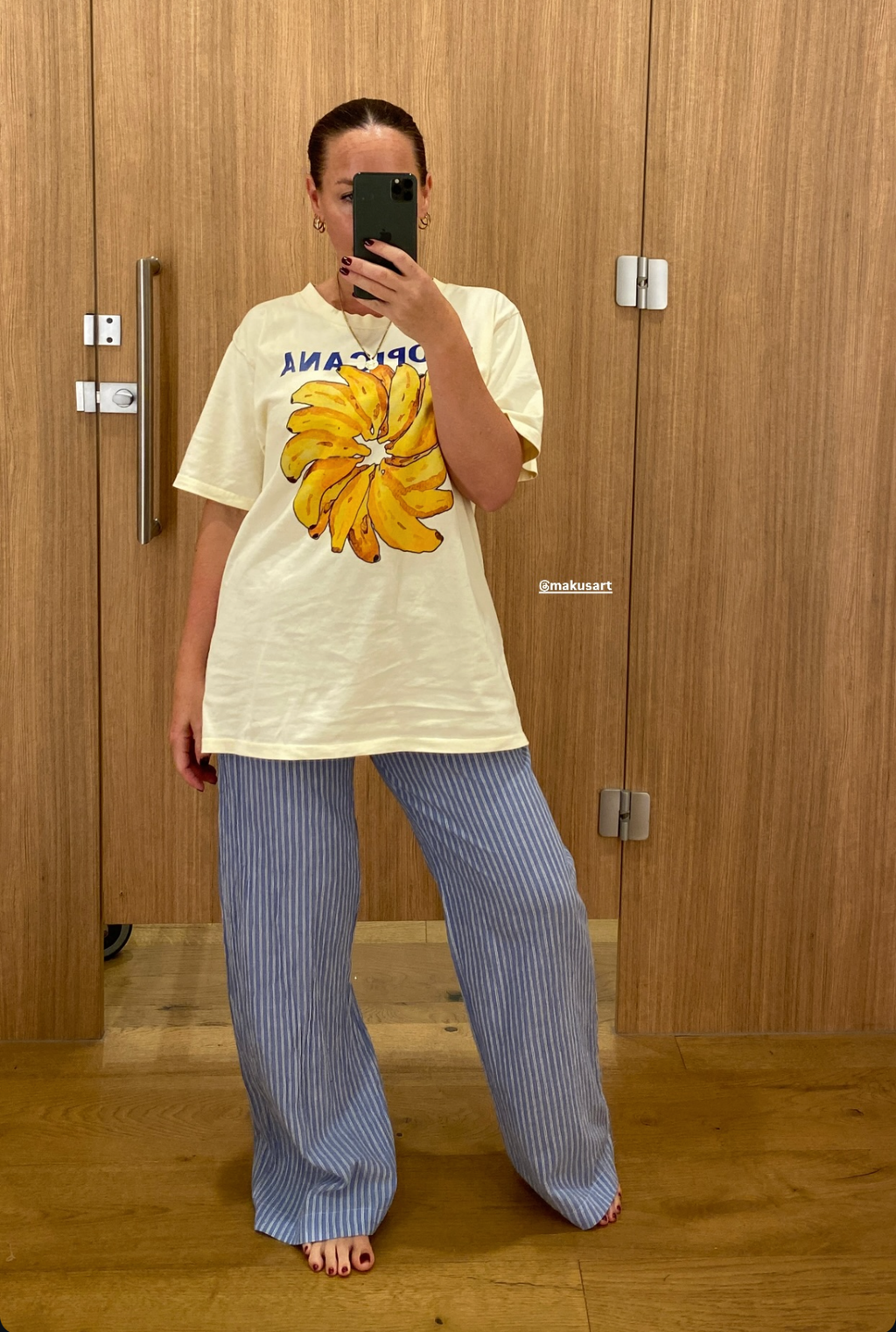 Club Tropicana -Banana Tee Long Style