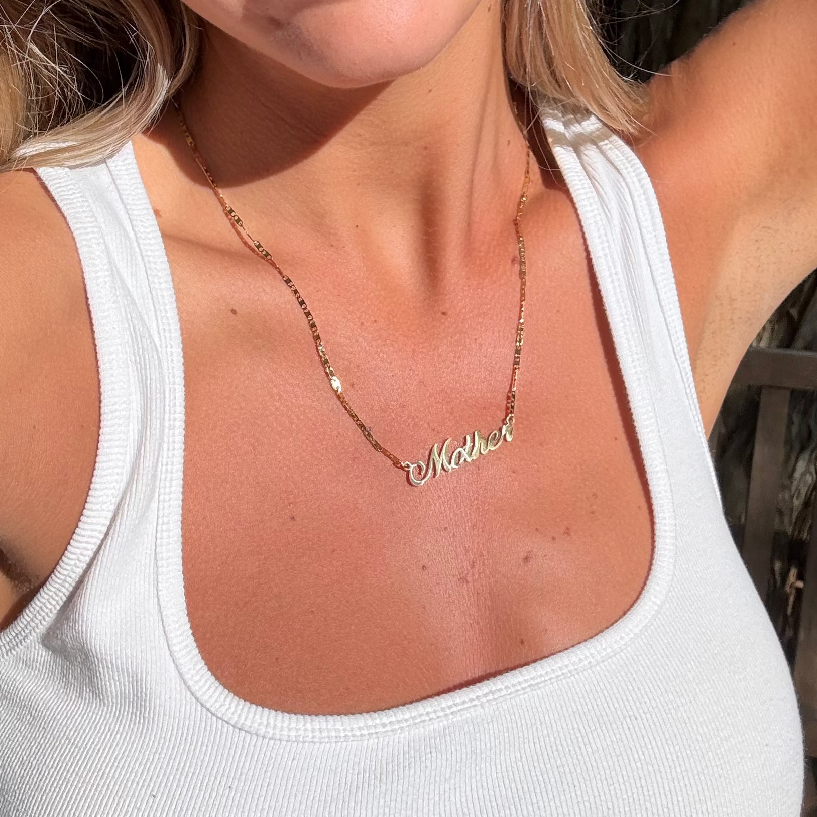 Mother Necklace 18k Gold Plated