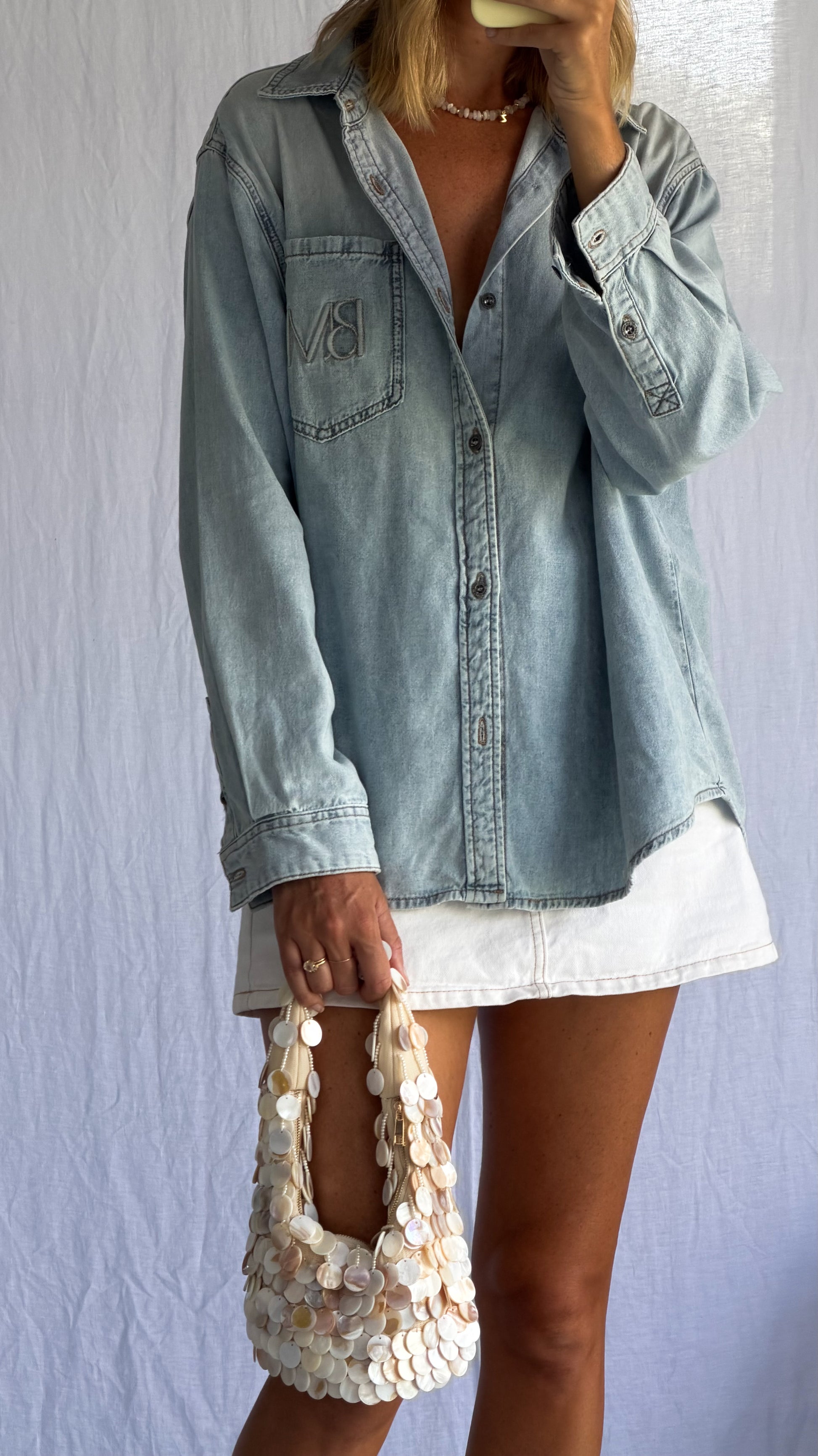 Lumi Shell Bag – Pearl