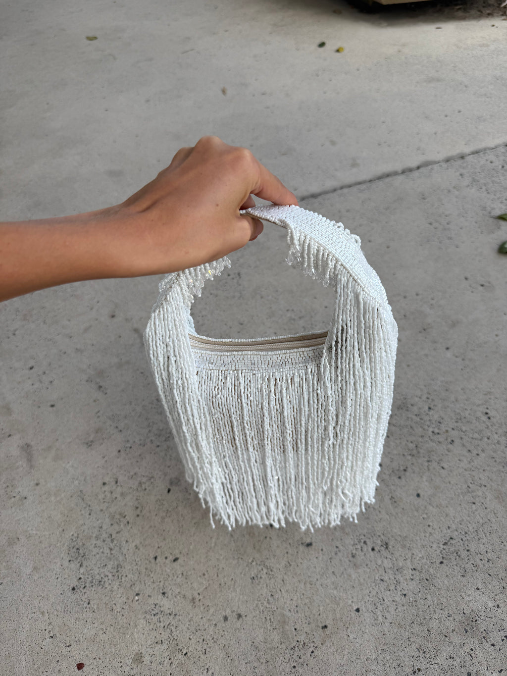 The Dolly Tassel Bag - Moon