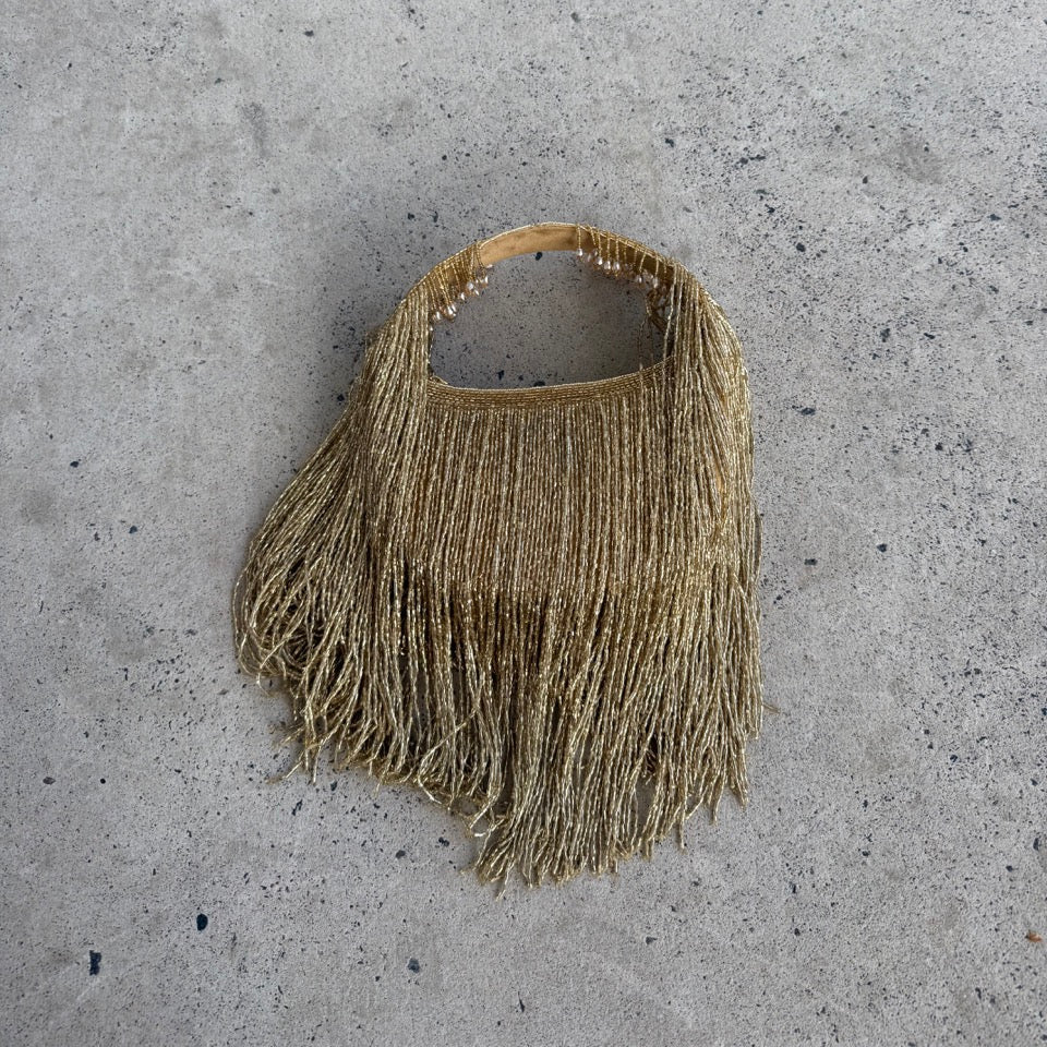 The Dolly Tassel Bag - Honey