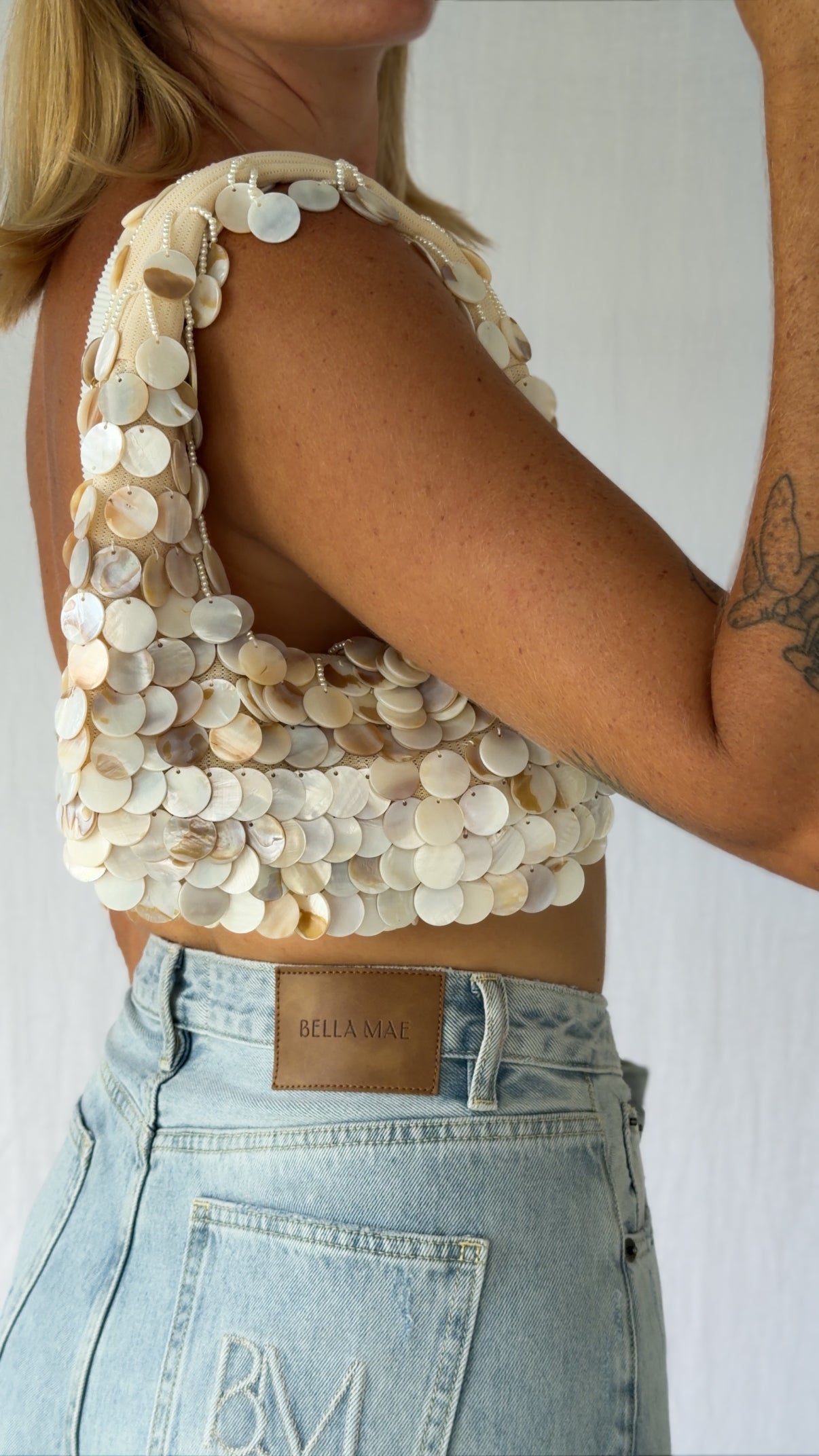 Lumi Shell Bag – Pearl