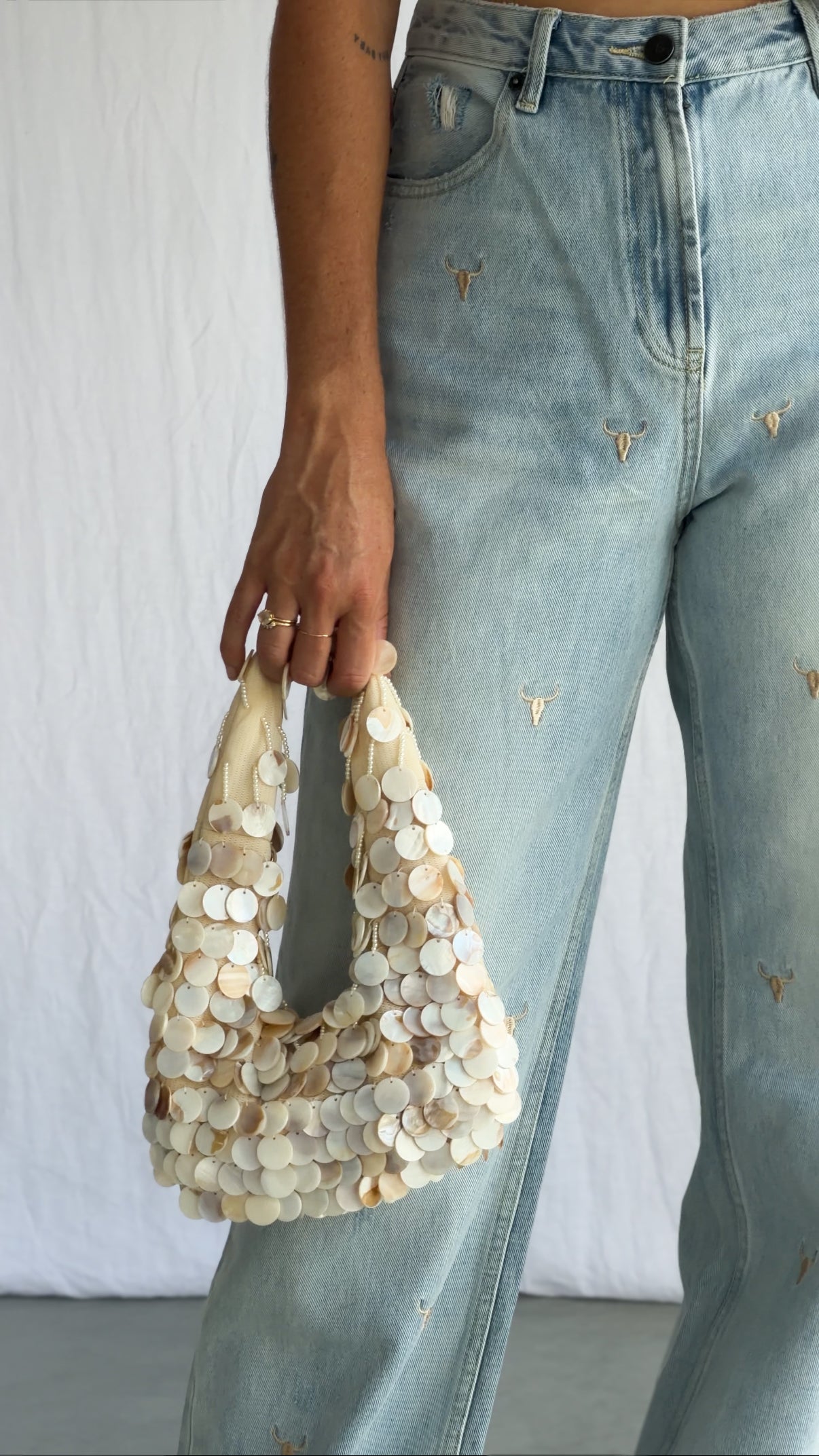 Lumi Shell Bag – Pearl