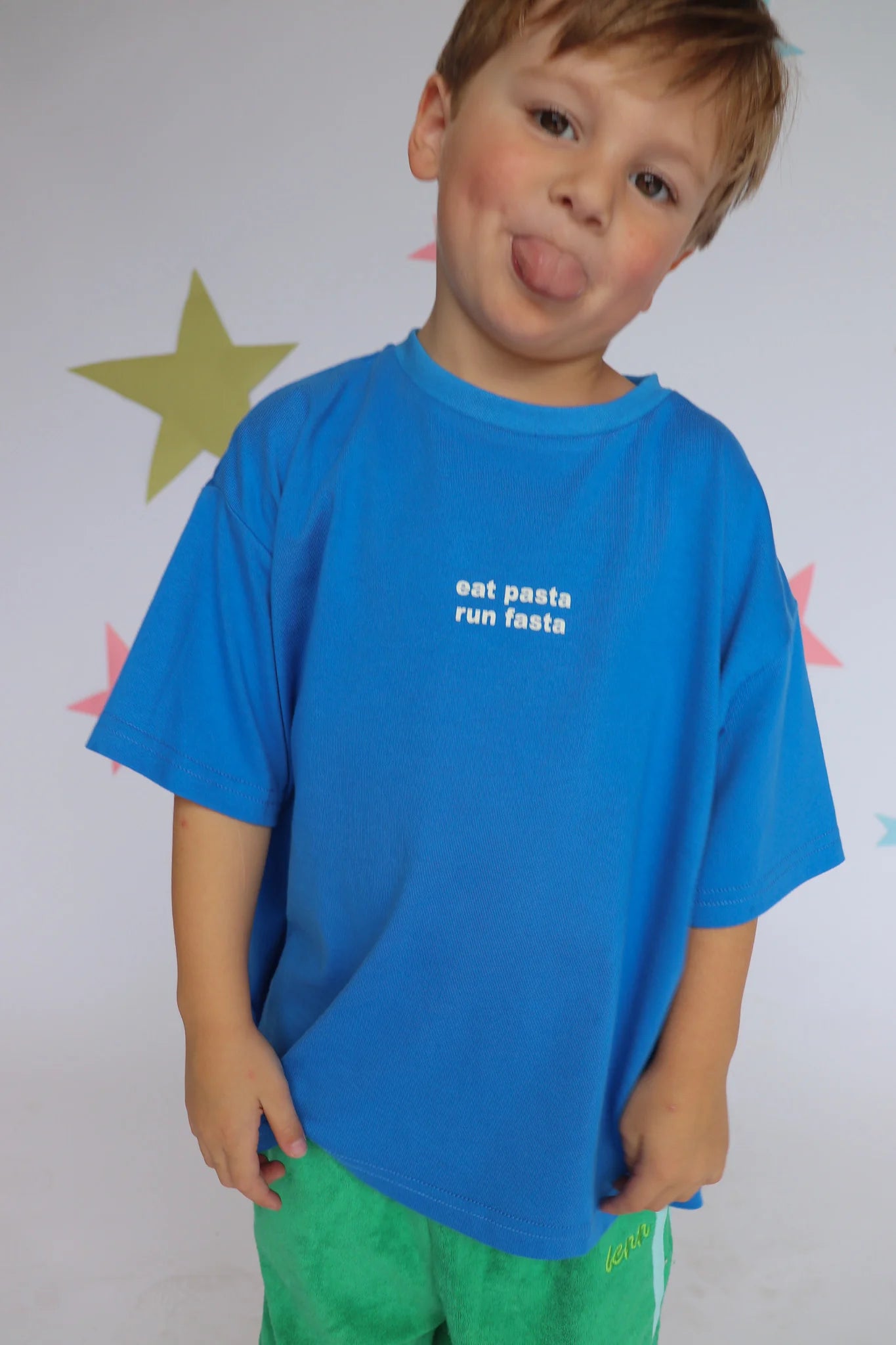 Pasta Tee Ocean Blue