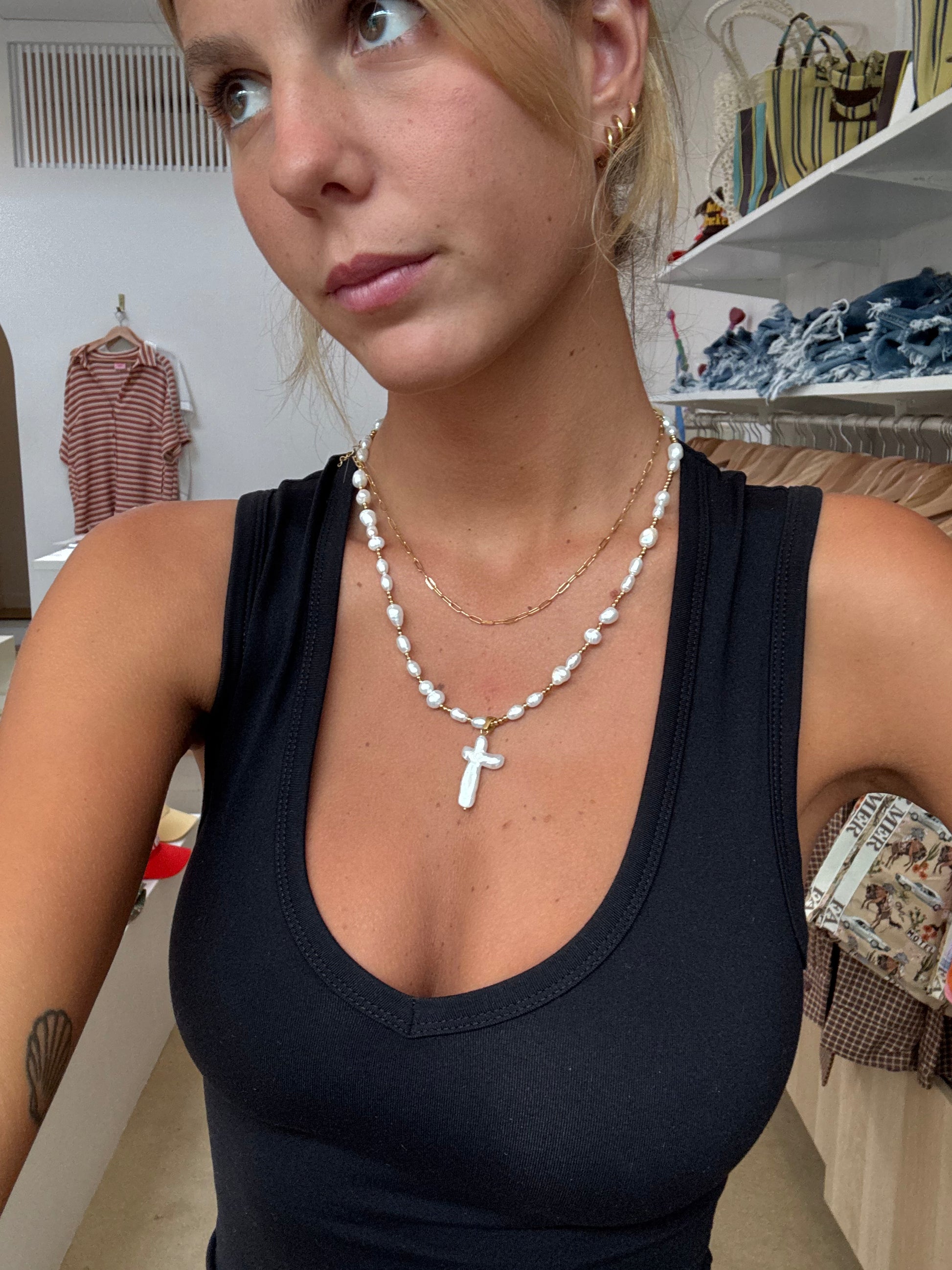 Isodole Freshwater Pearl Necklace