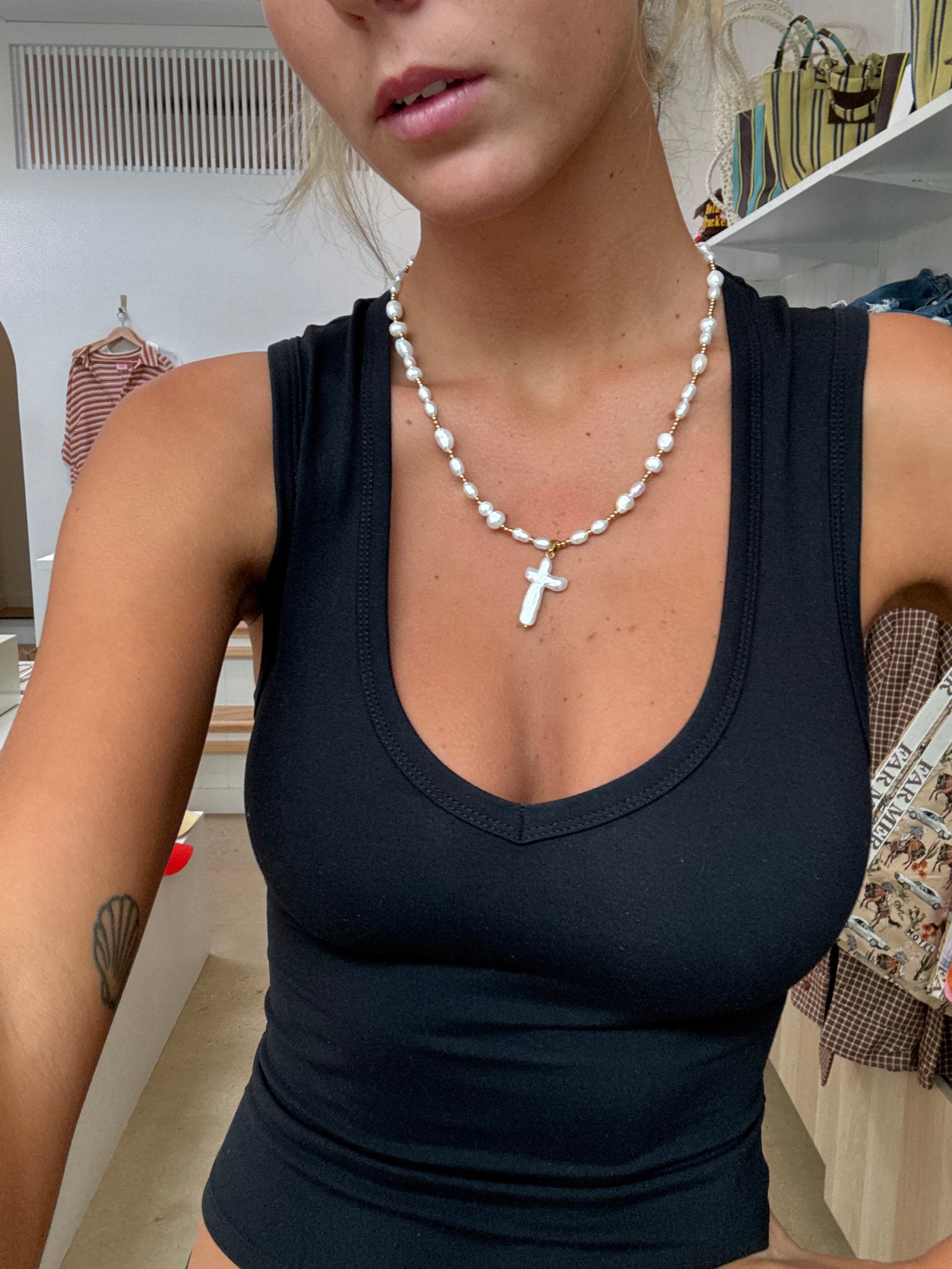 Isodole Freshwater Pearl Necklace
