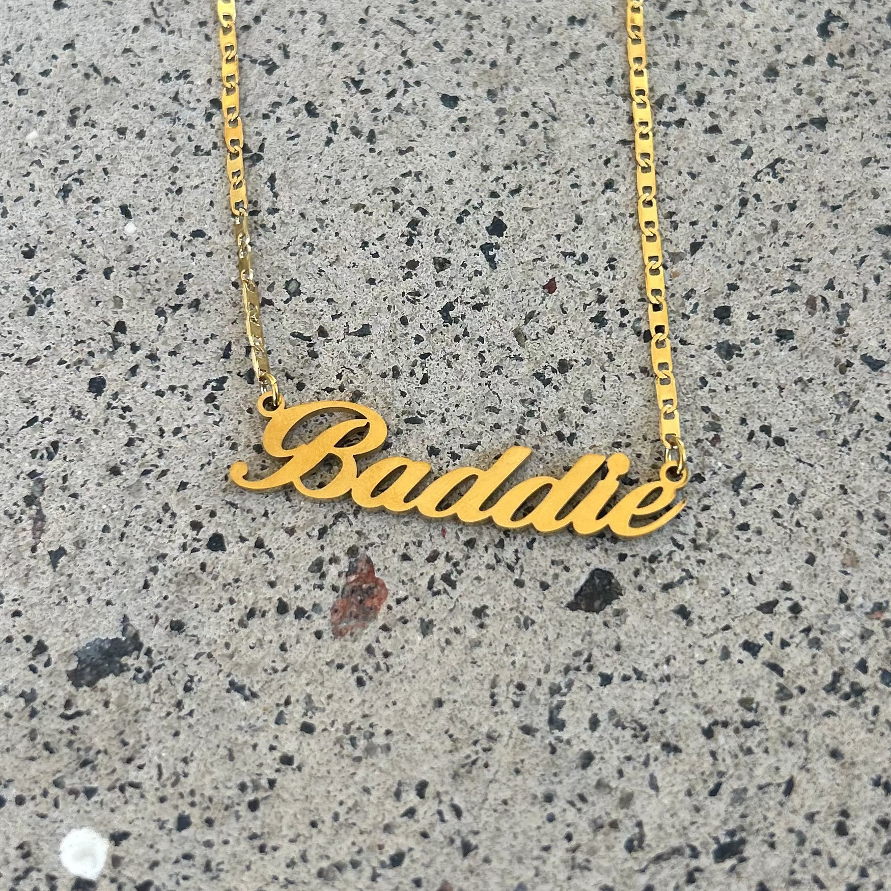 Baddie 18k Gold Plated Necklace