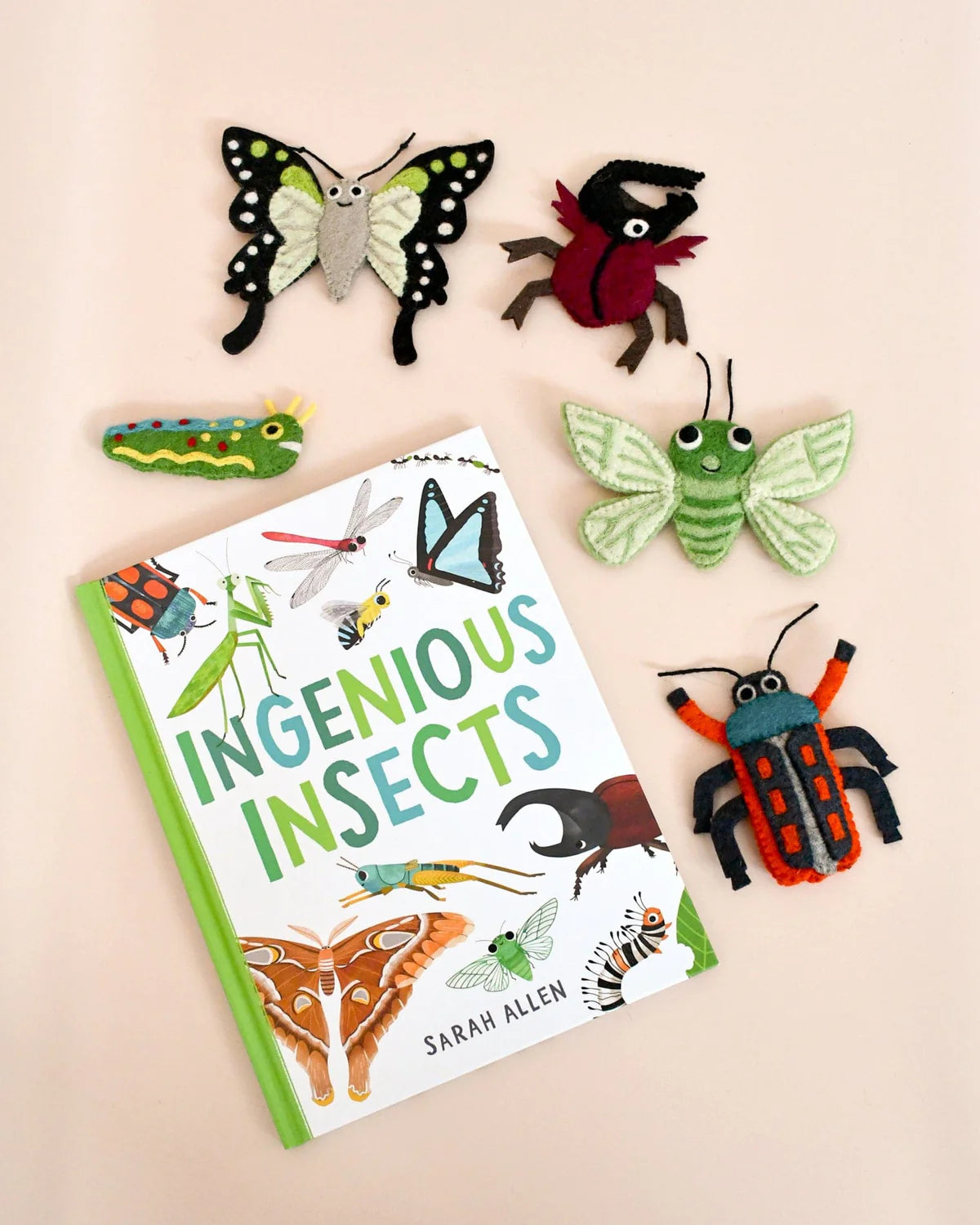 Ingenious Insects Finger Puppets and Book Set by Sarah Allen – Shrimps