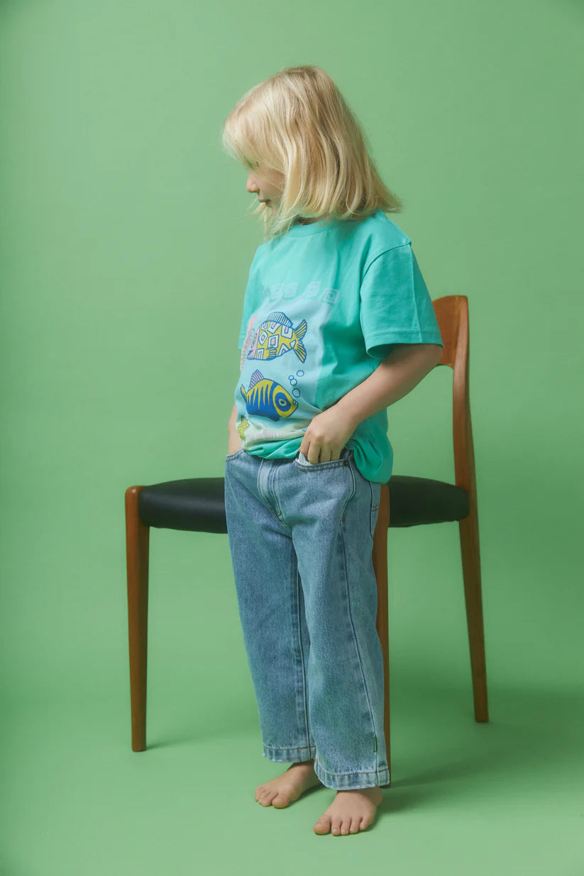 Run With It Jean - Mid Wash