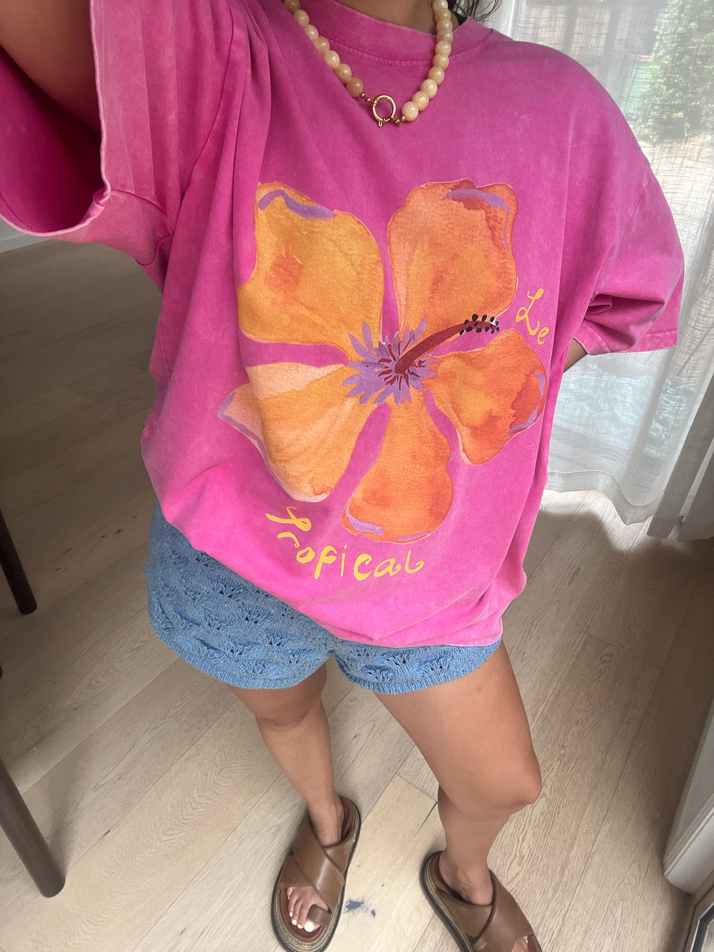 Le Fleur Tropical Oversize T-Shirt