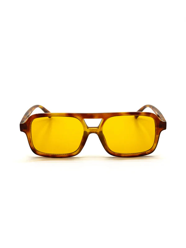 Paris Aviator Sunglasses in Vintage Tort