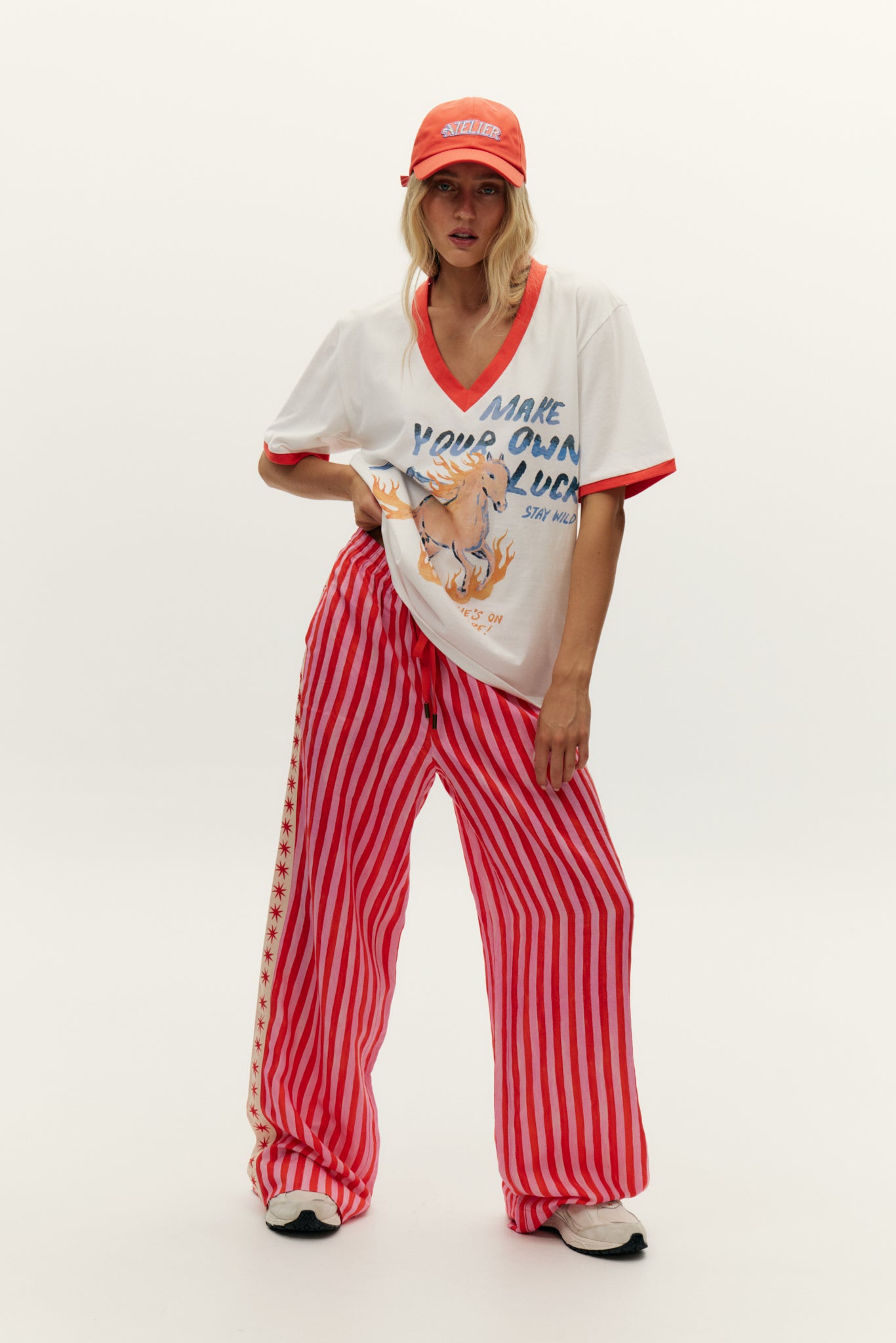 Cherry Ripe Linen Pant