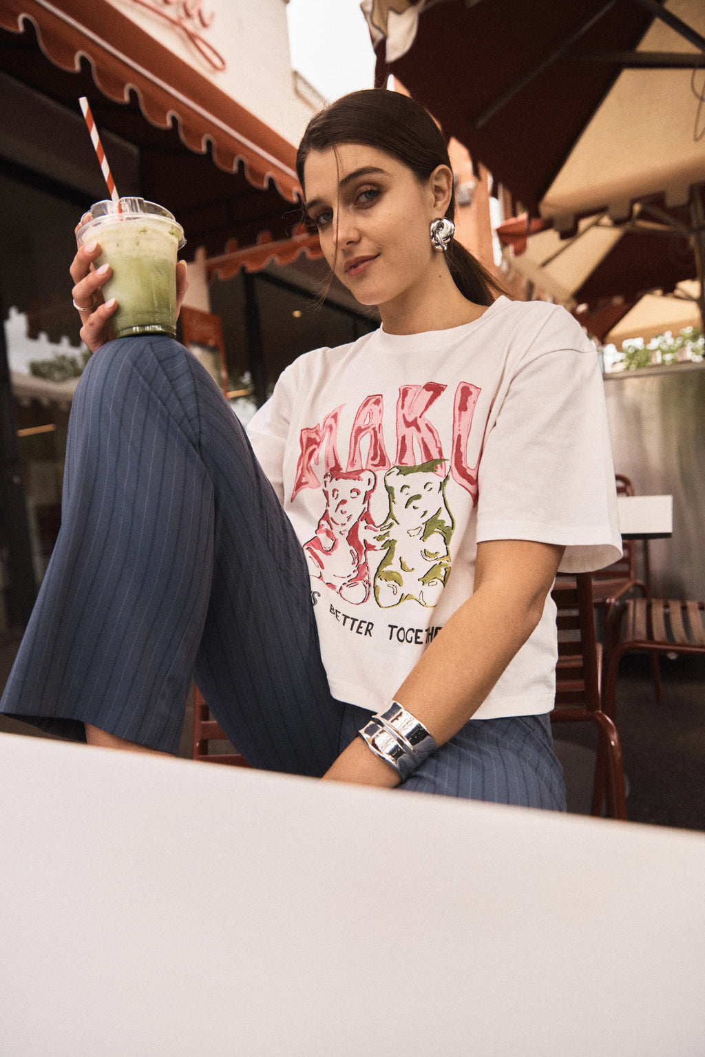 Lover Bears Boxy Crop Tee