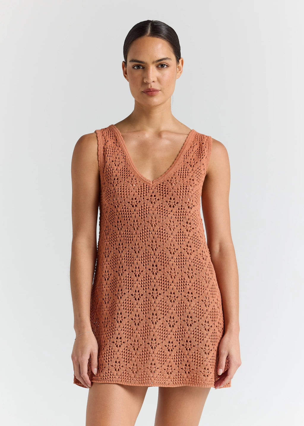 Messina Knit Dress - Rust