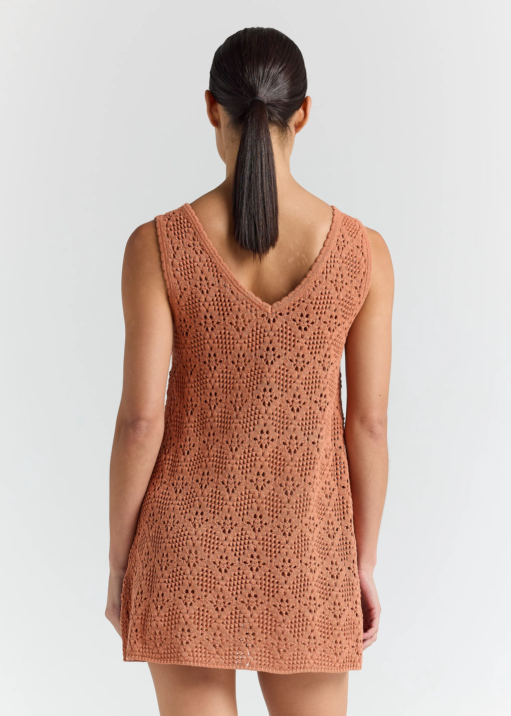 Messina Knit Dress - Rust