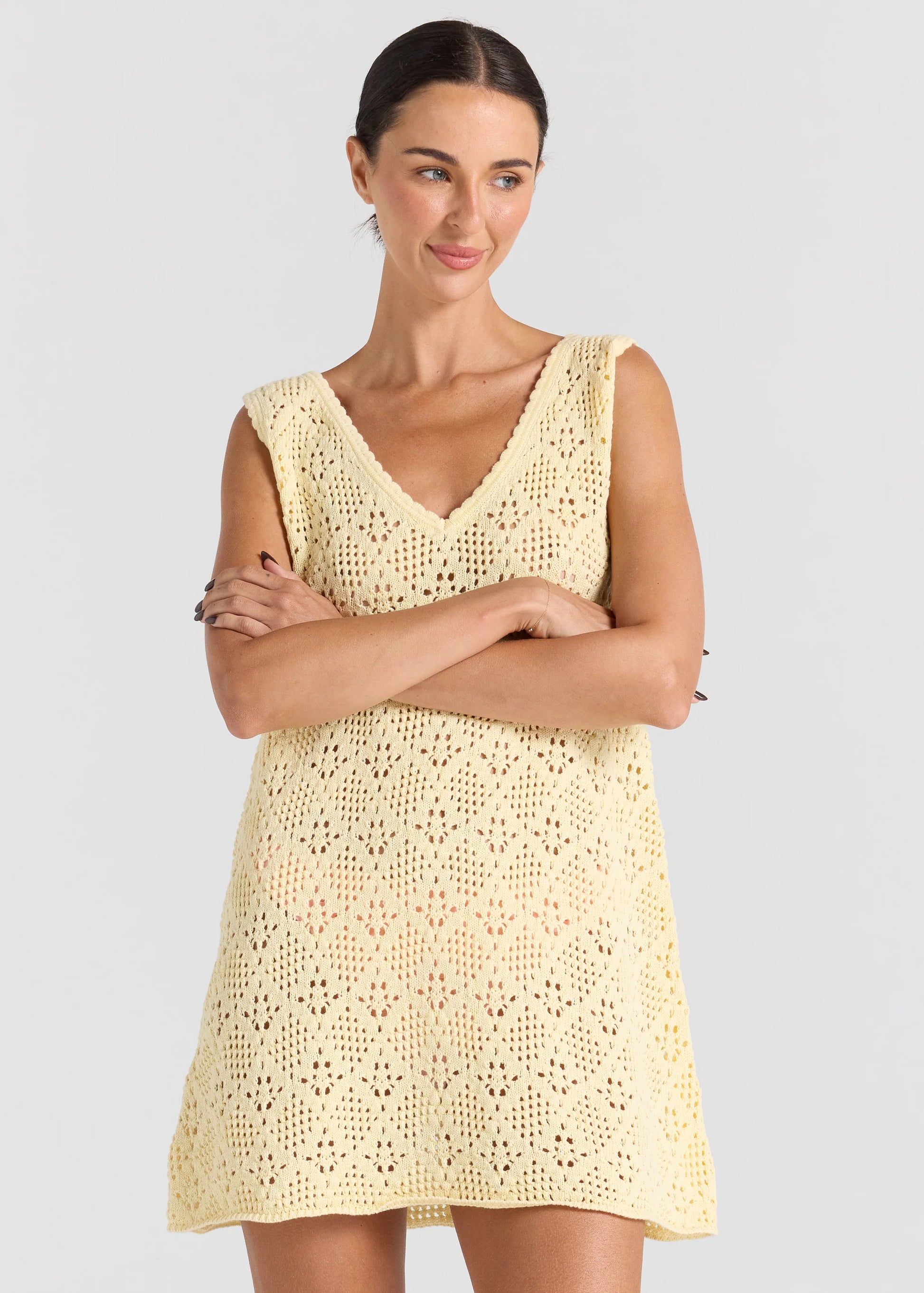 Messina V Knit Dress
