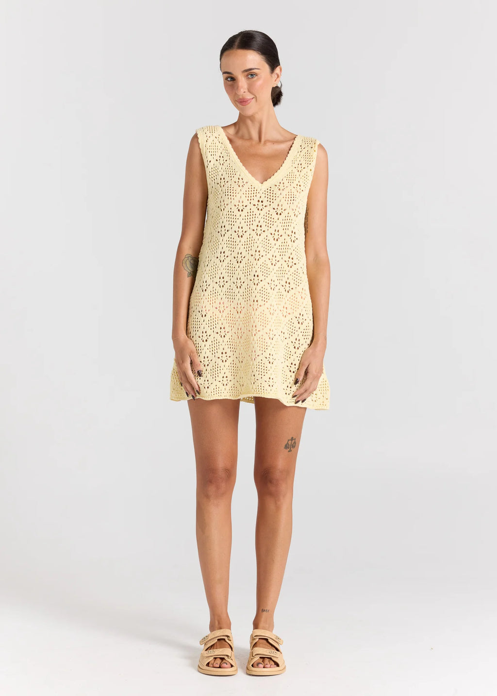 Messina V Knit Dress