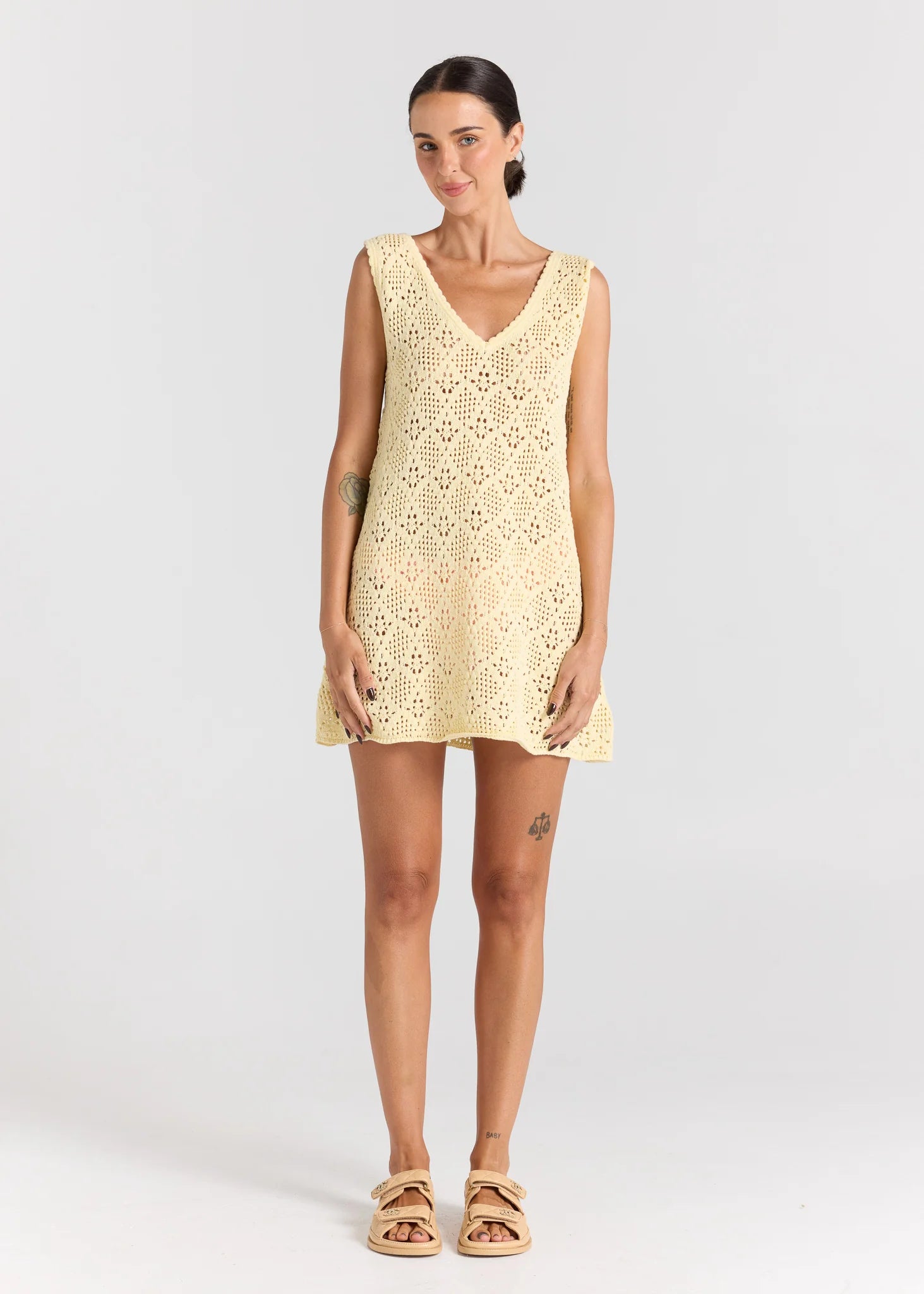 Messina V Knit Dress
