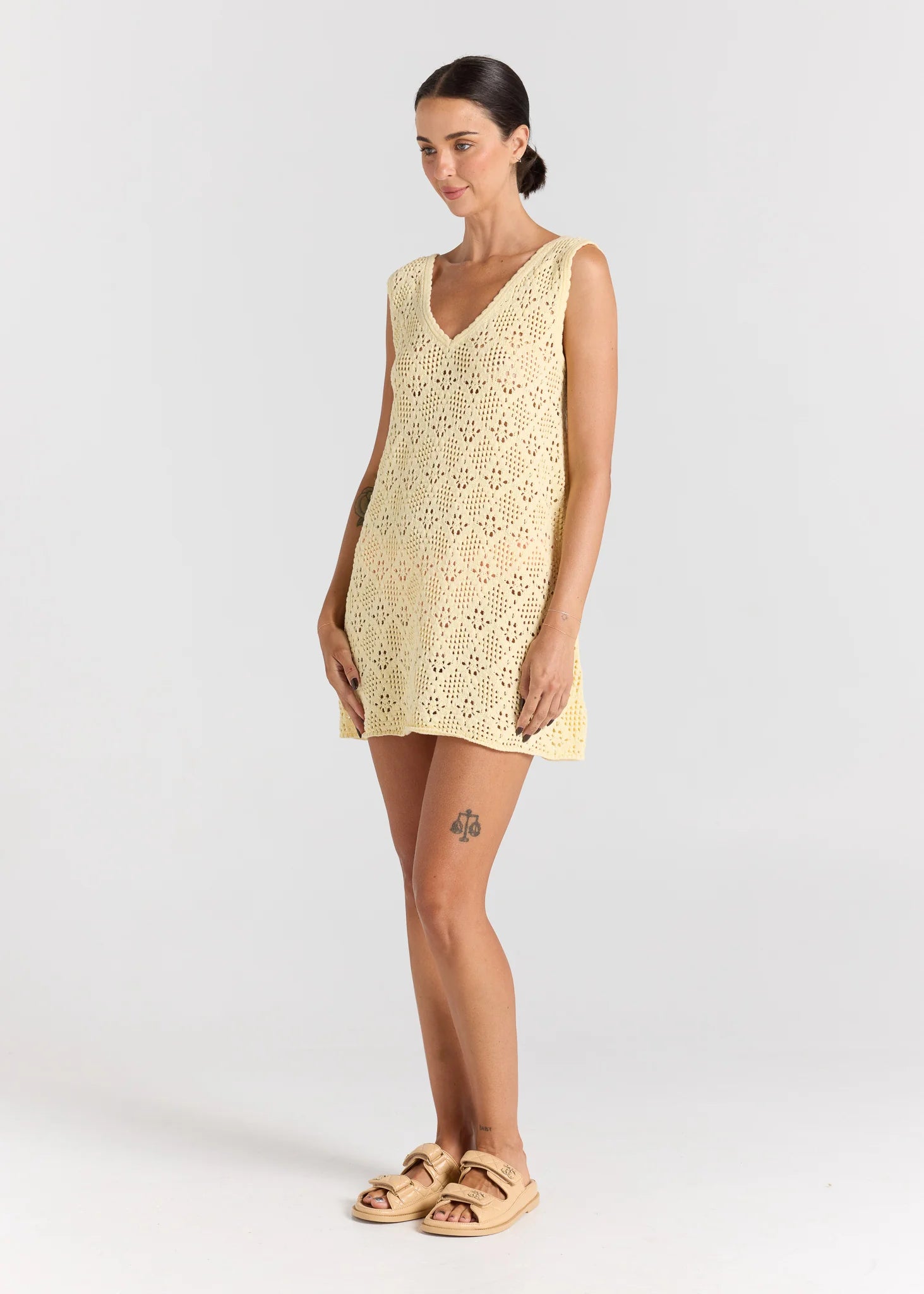 Messina V Knit Dress